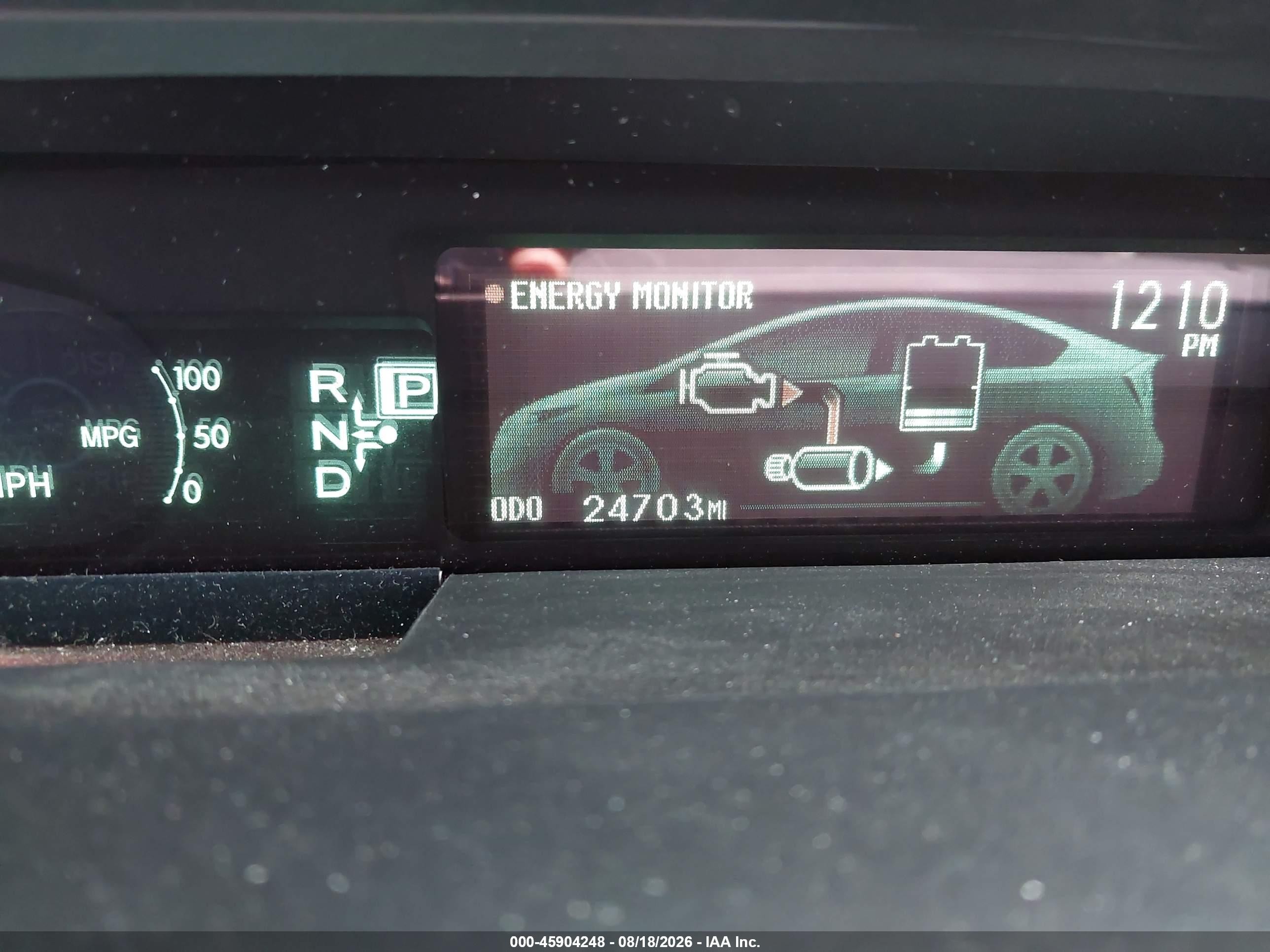 2015 Toyota Prius Two Белый vin: JTDKN3DU8F0434619