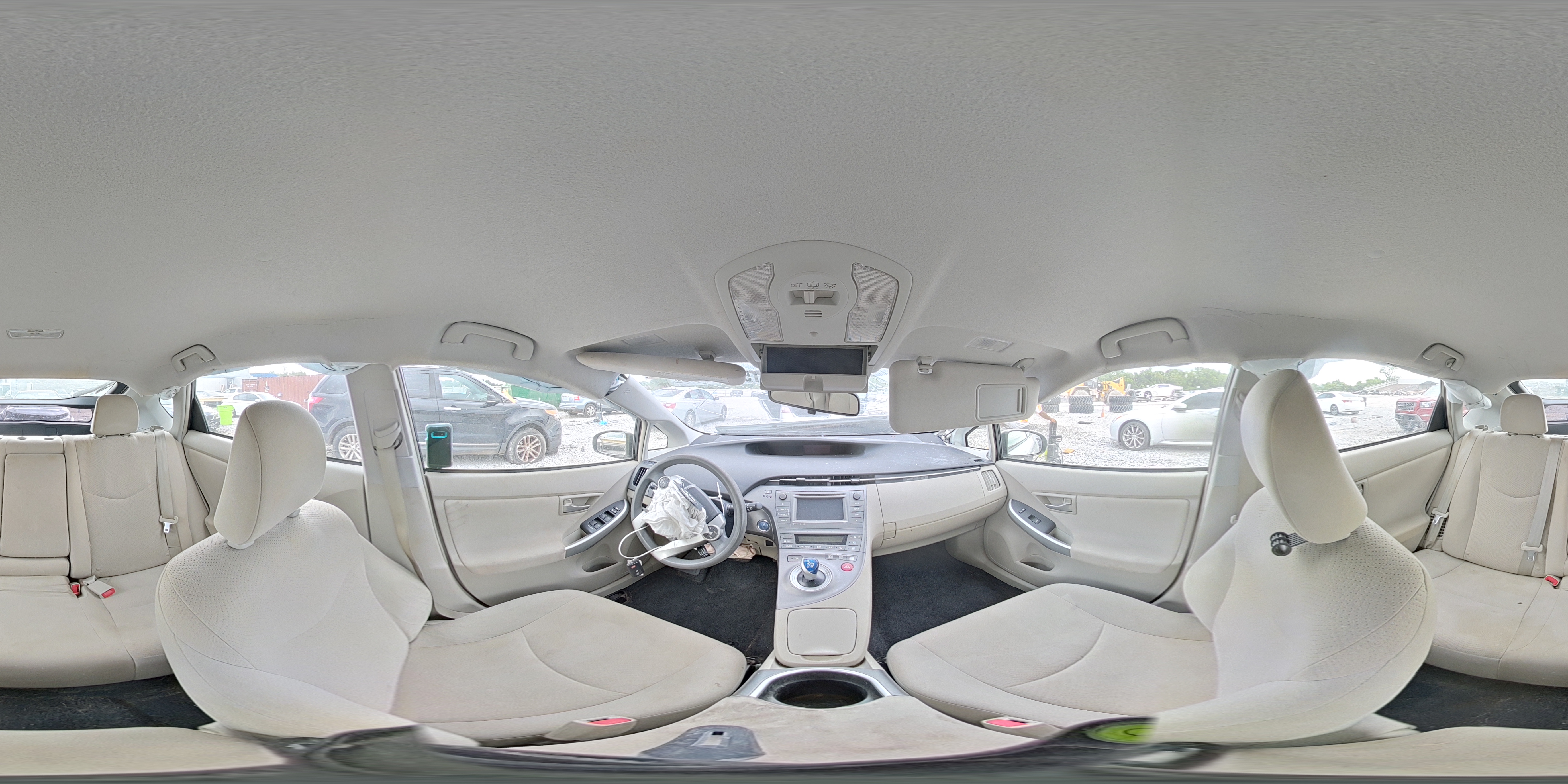 2015 Toyota Prius Three White vin: JTDKN3DU8F0453462