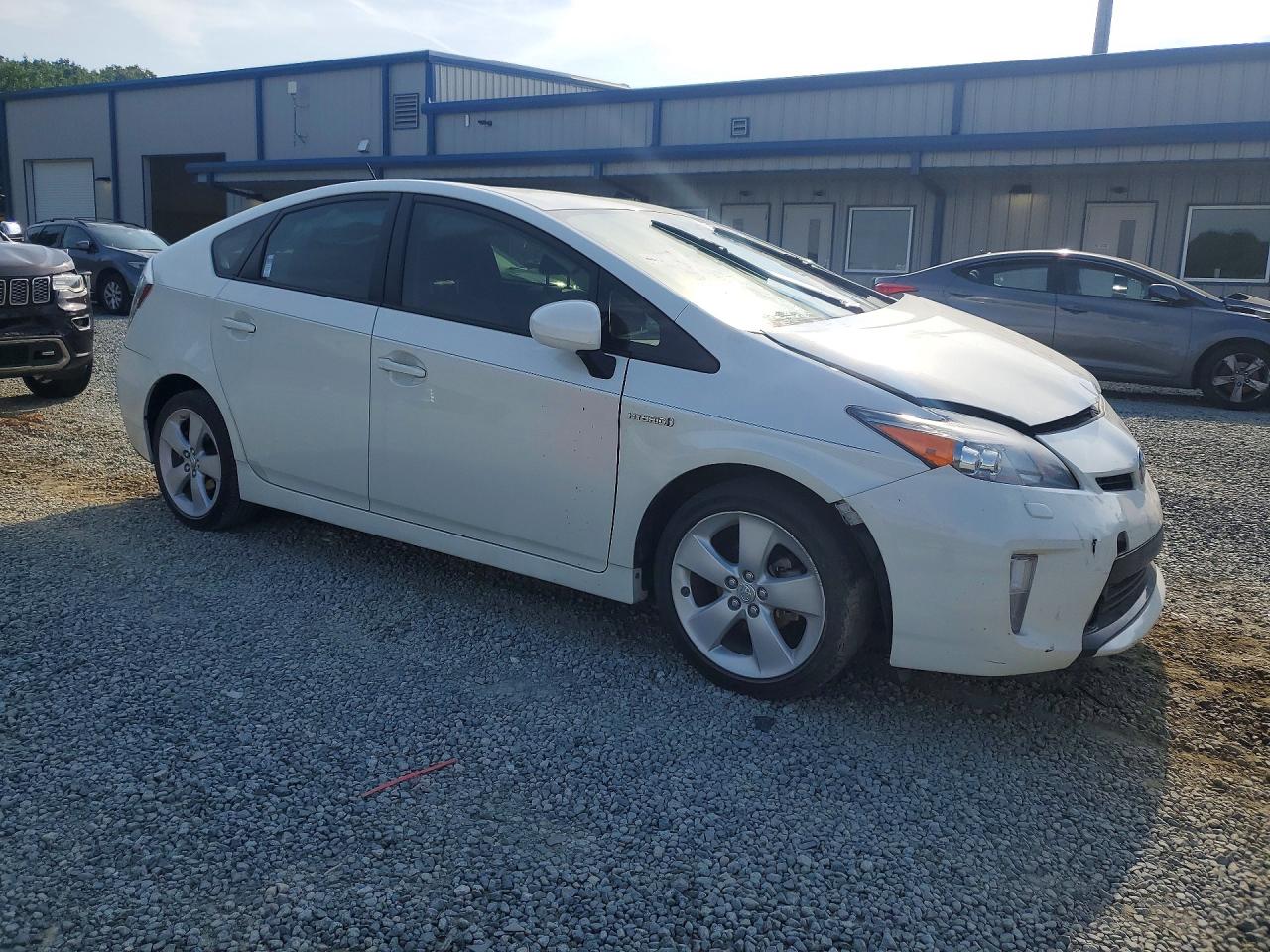 2015 Toyota Prius Five White vin: JTDKN3DU8F0456300