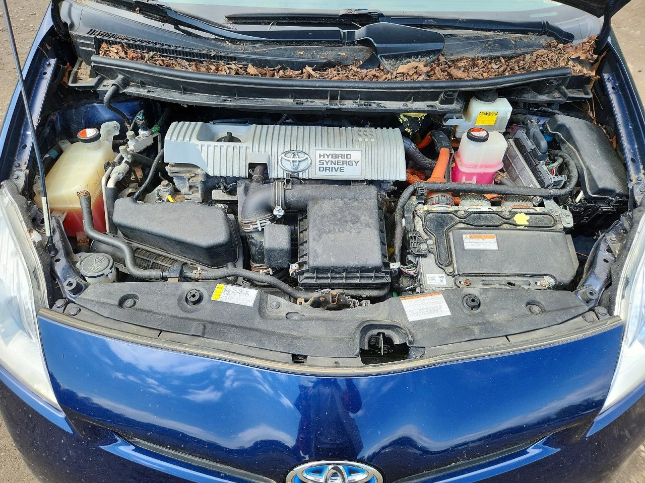 2015 Toyota Prius One Синий vin: JTDKN3DU8F0457222