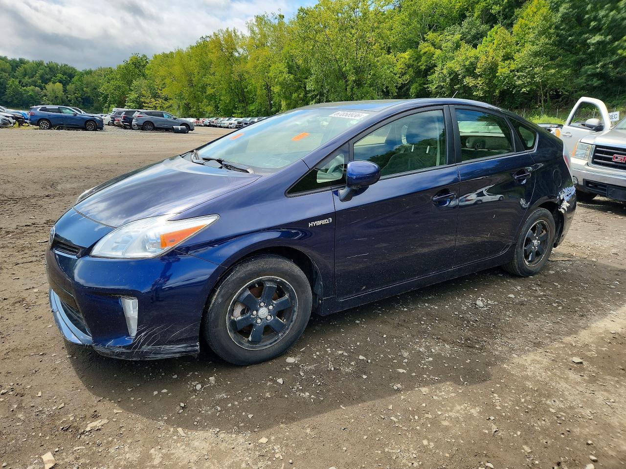 2015 Toyota Prius One Синий vin: JTDKN3DU8F0457222