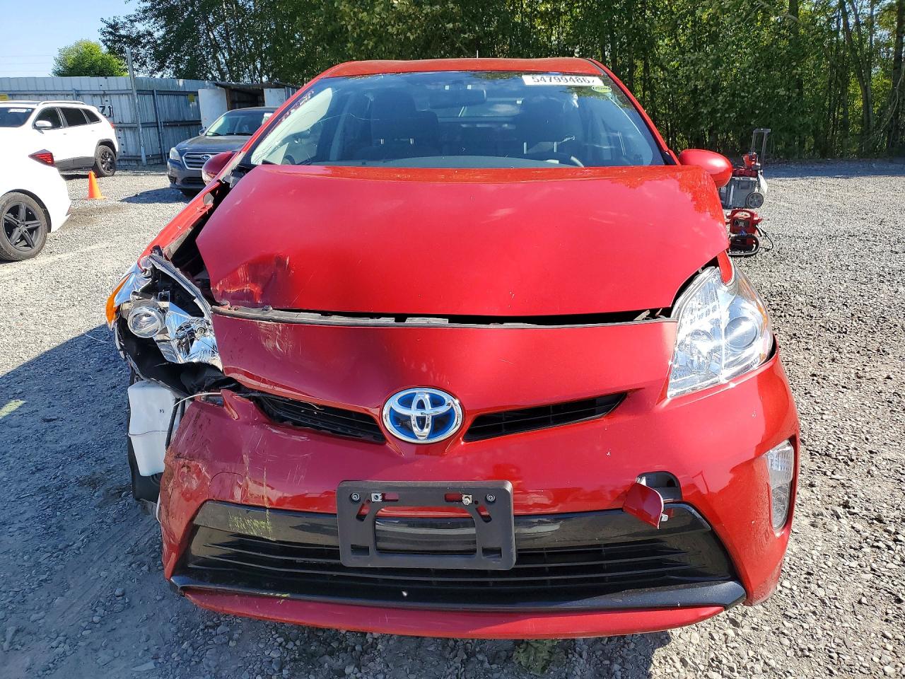2015 Toyota Prius Two Красный vin: JTDKN3DU8F0466969