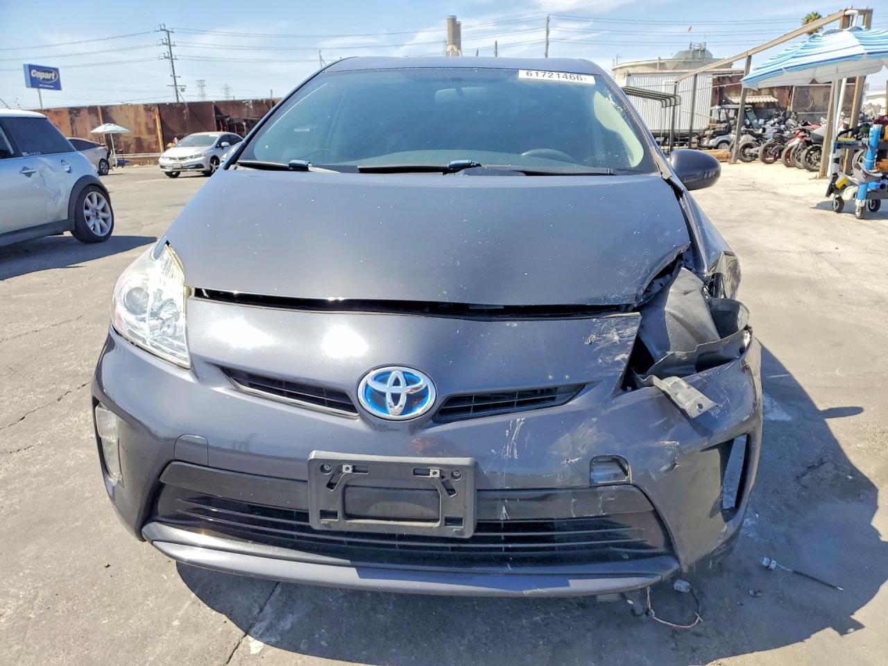 2015 Toyota Prius Three Gray vin: JTDKN3DU8F0474490
