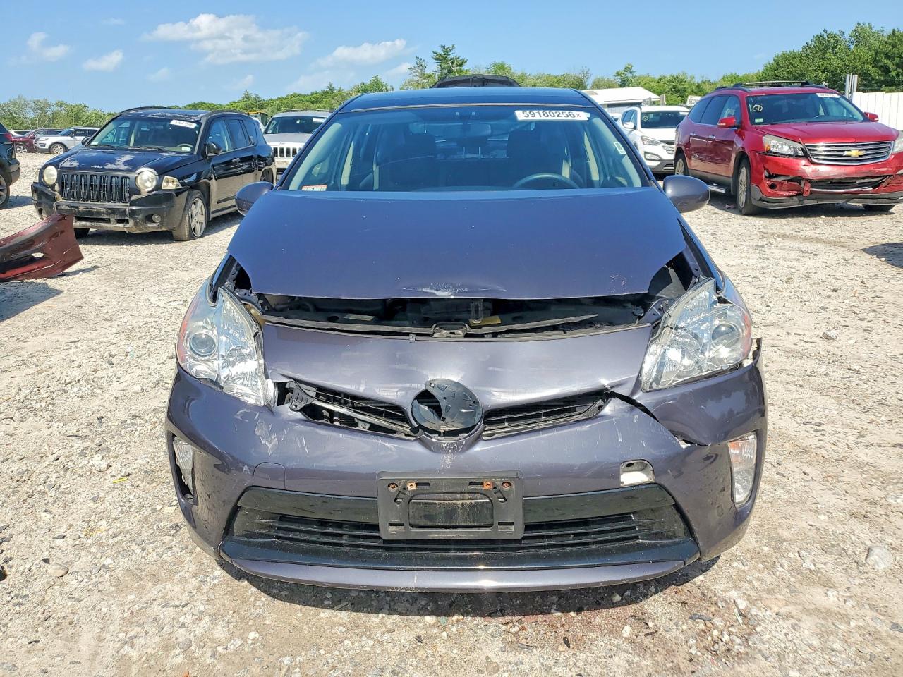 2015 Toyota Prius Three Gray vin: JTDKN3DU8F1863706