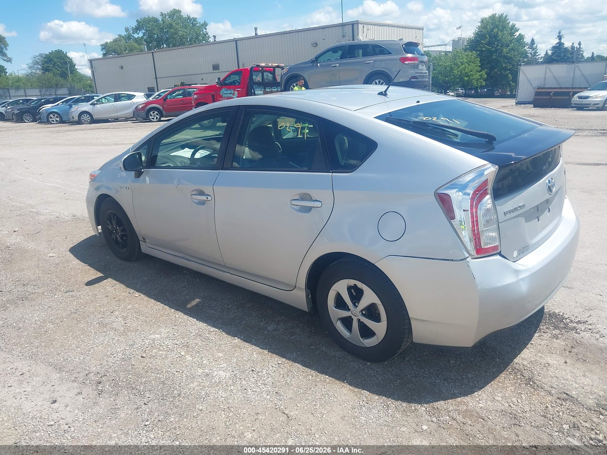 2015 Toyota Prius Two Silver vin: JTDKN3DU8F1882143