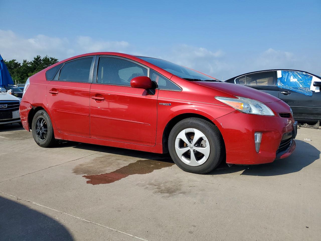 2015 Toyota Prius Two Red vin: JTDKN3DU8F1892168