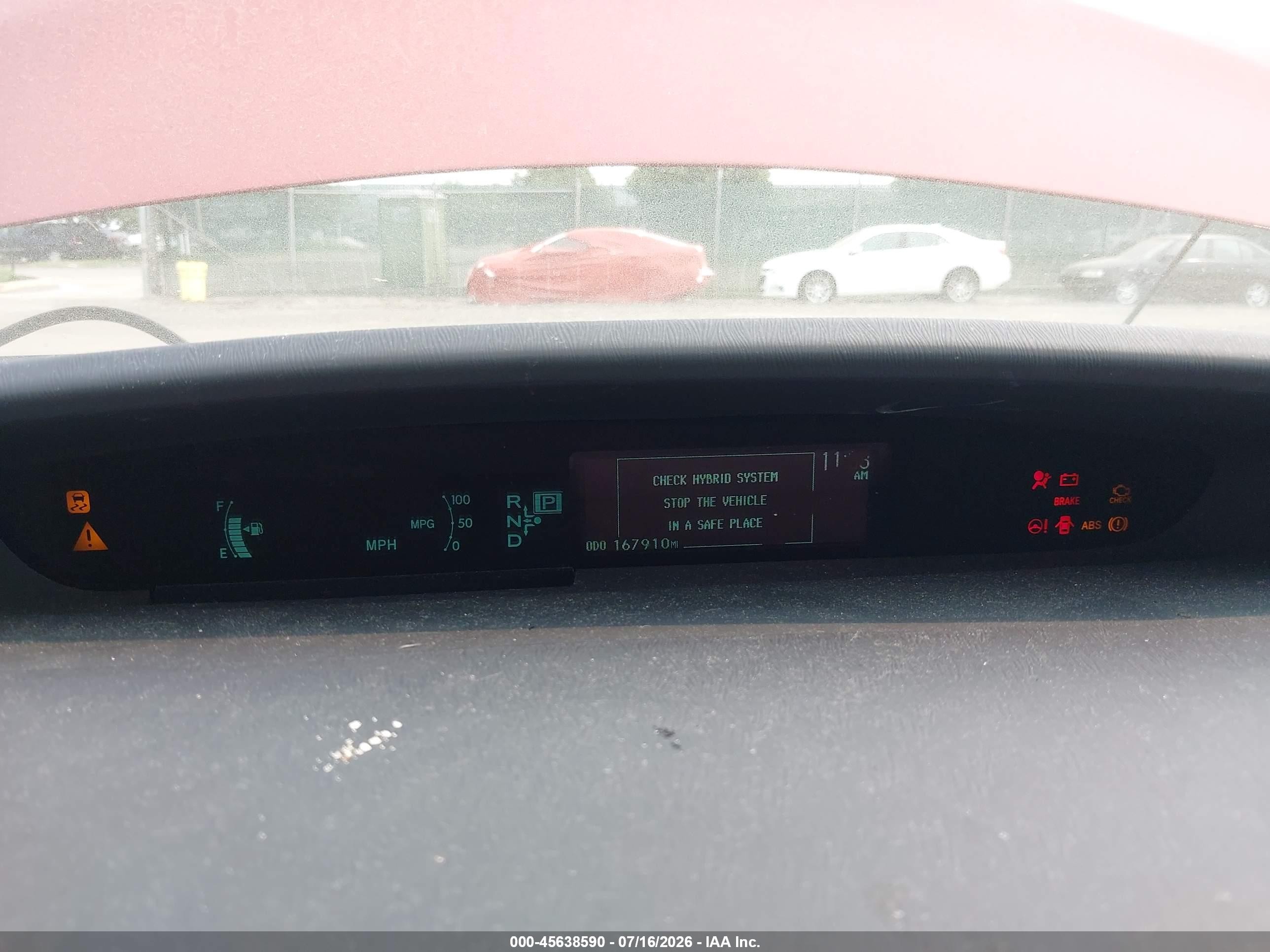 2015 Toyota Prius Three Red vin: JTDKN3DU8F1893692