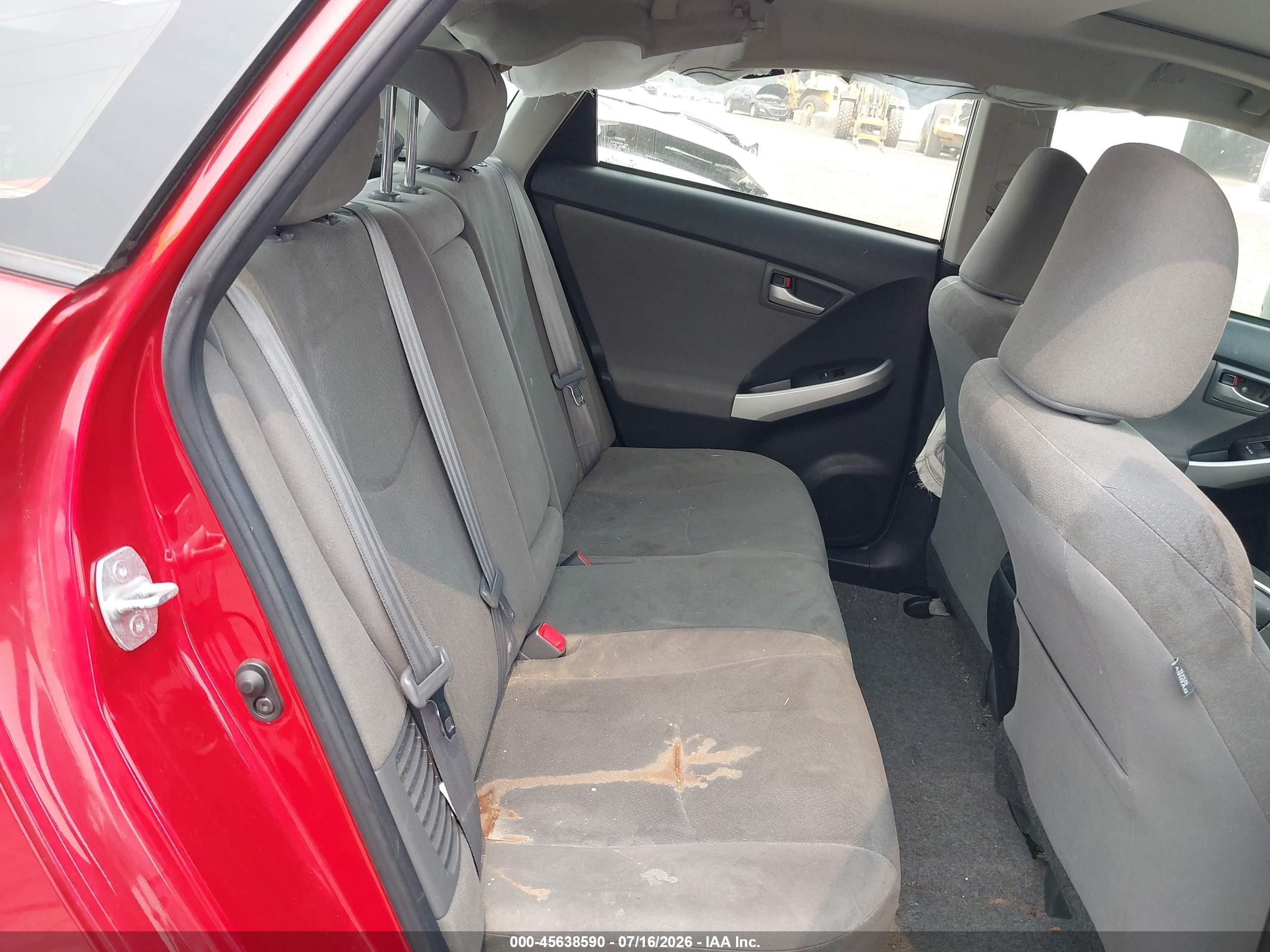 2015 Toyota Prius Three Red vin: JTDKN3DU8F1893692