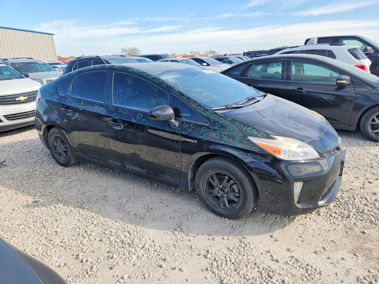 2015 Toyota Prius Four Black vin: JTDKN3DU8F1917487