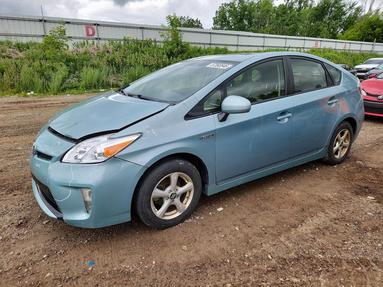 2015 Toyota Prius Three Blue vin: JTDKN3DU8F1920146