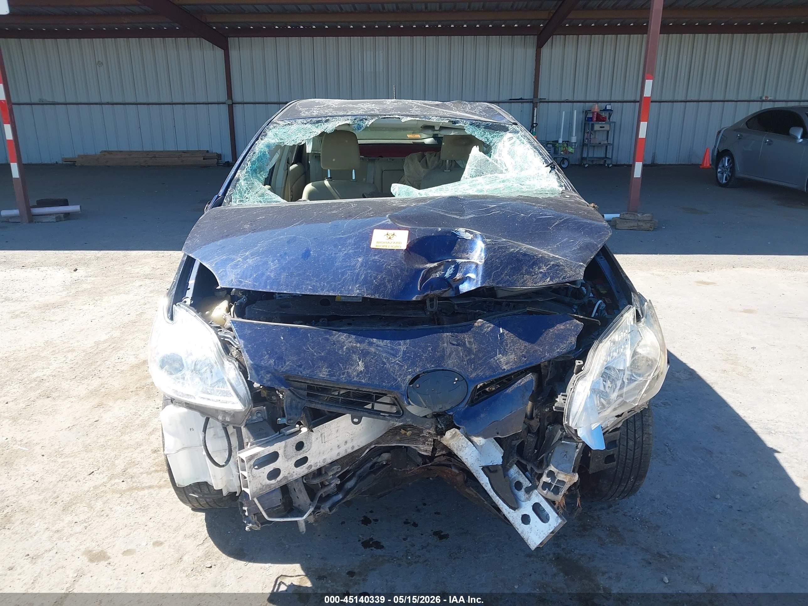2015 Toyota Prius Two Blue vin: JTDKN3DU8F1970299
