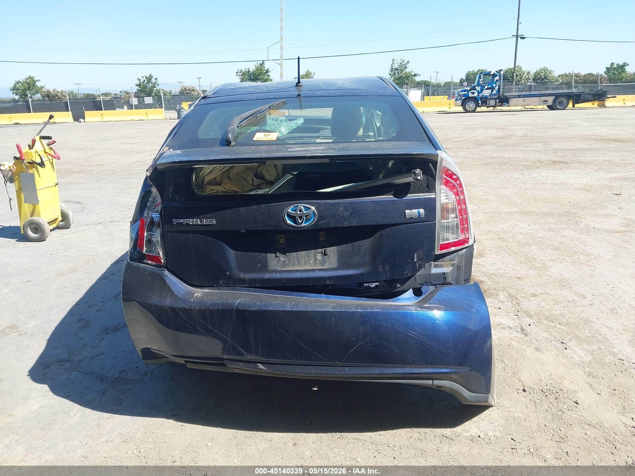 2015 Toyota Prius Two Blue vin: JTDKN3DU8F1970299