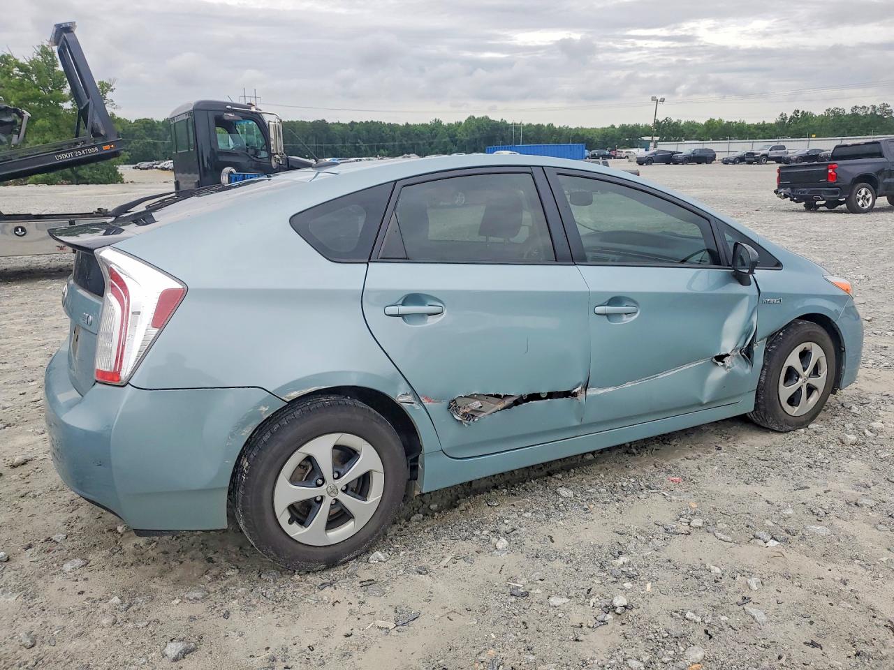 2015 Toyota Prius Four Turquoise vin: JTDKN3DU8F1980833
