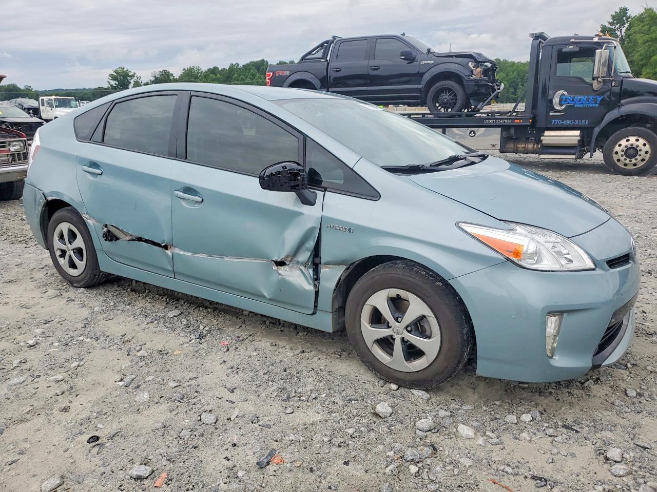 2015 Toyota Prius Four Turquoise vin: JTDKN3DU8F1980833