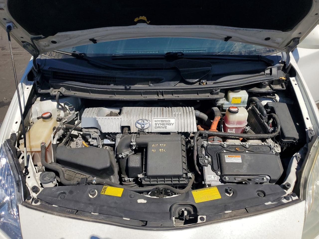 2015 Toyota Prius I Белый vin: JTDKN3DU8F2002133