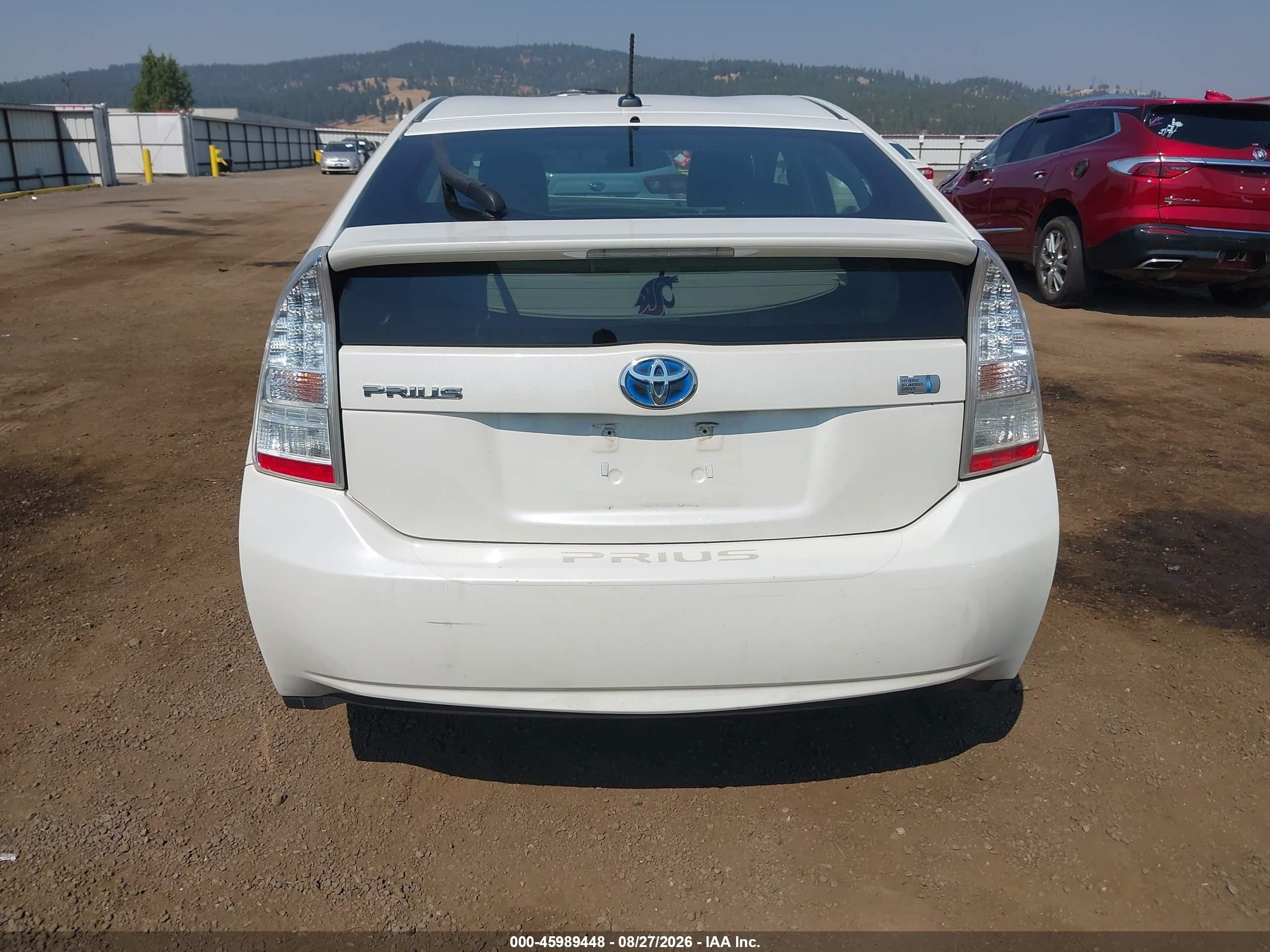 2010 Toyota Prius Ii White vin: JTDKN3DU9A0050101