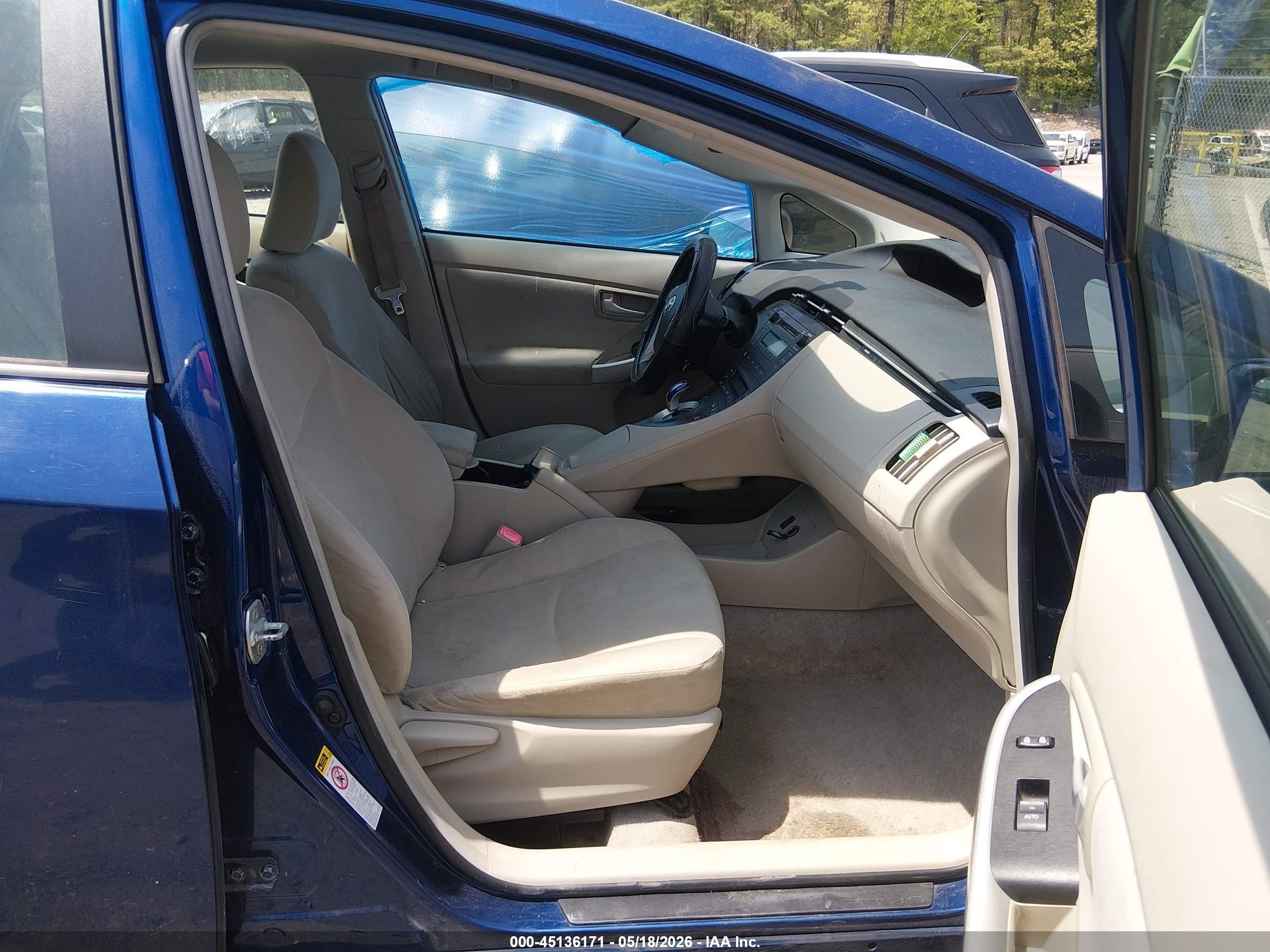 2010 Toyota Prius Iii Blue vin: JTDKN3DU9A0053127