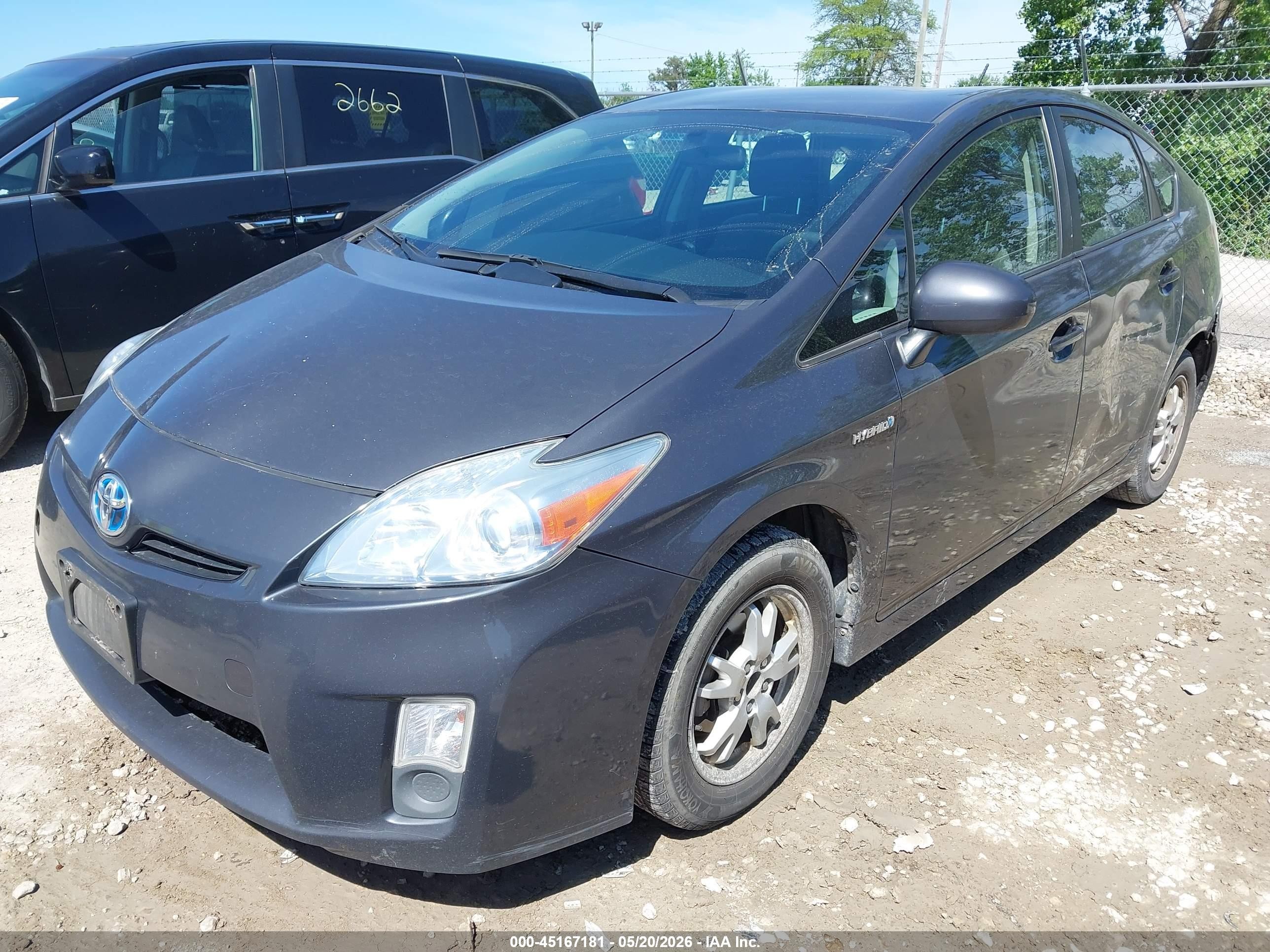 2010 Toyota Prius Ii Blue vin: JTDKN3DU9A0101709