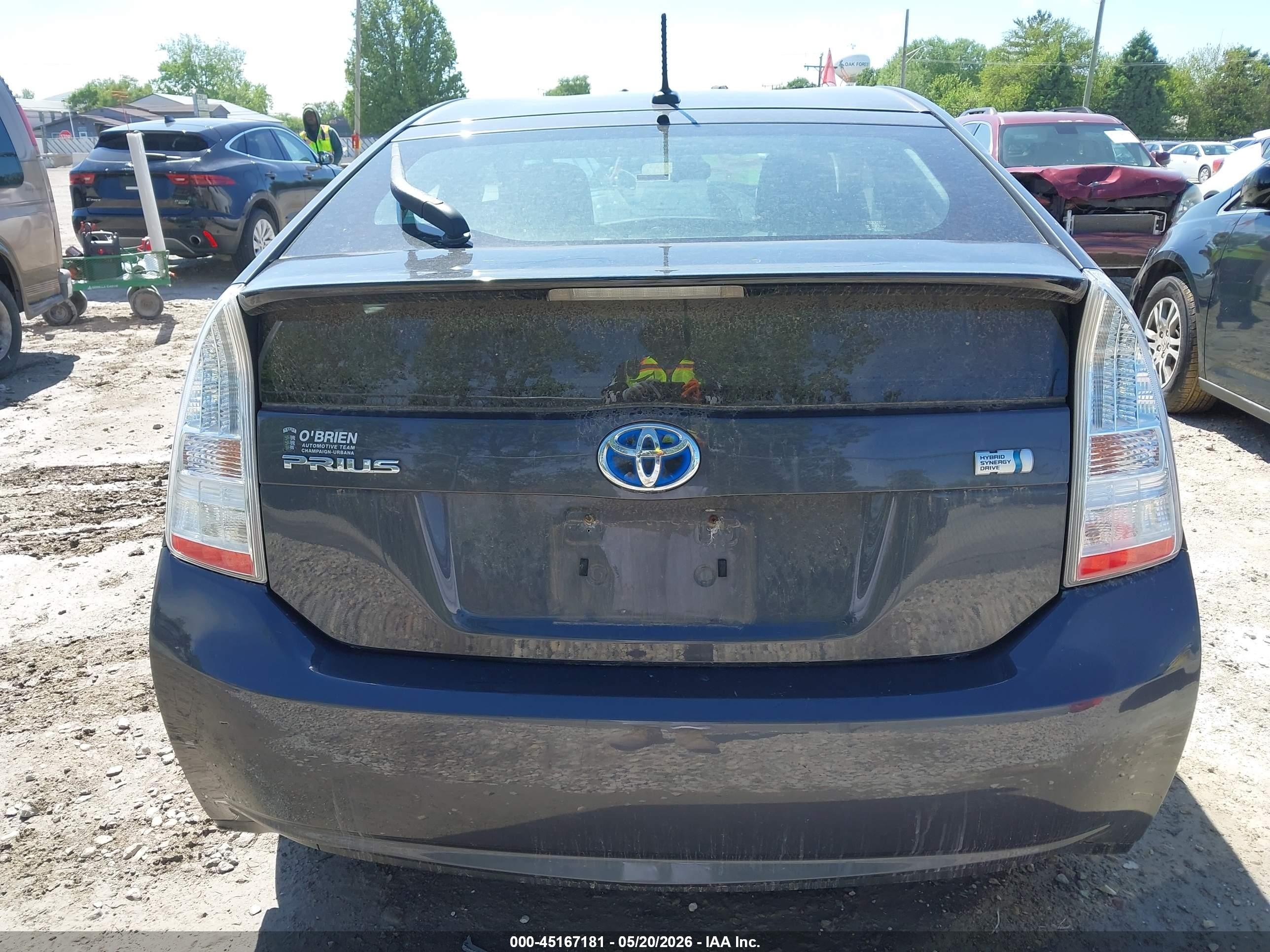 2010 Toyota Prius Ii Blue vin: JTDKN3DU9A0101709