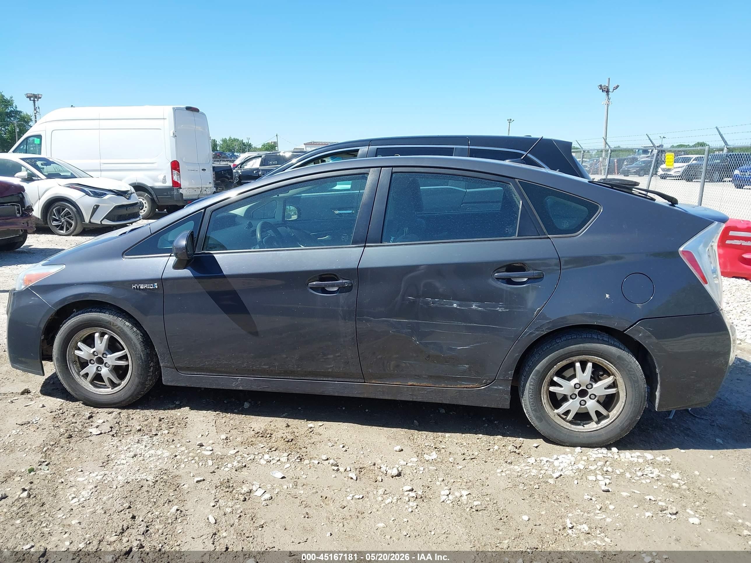 2010 Toyota Prius Ii Blue vin: JTDKN3DU9A0101709