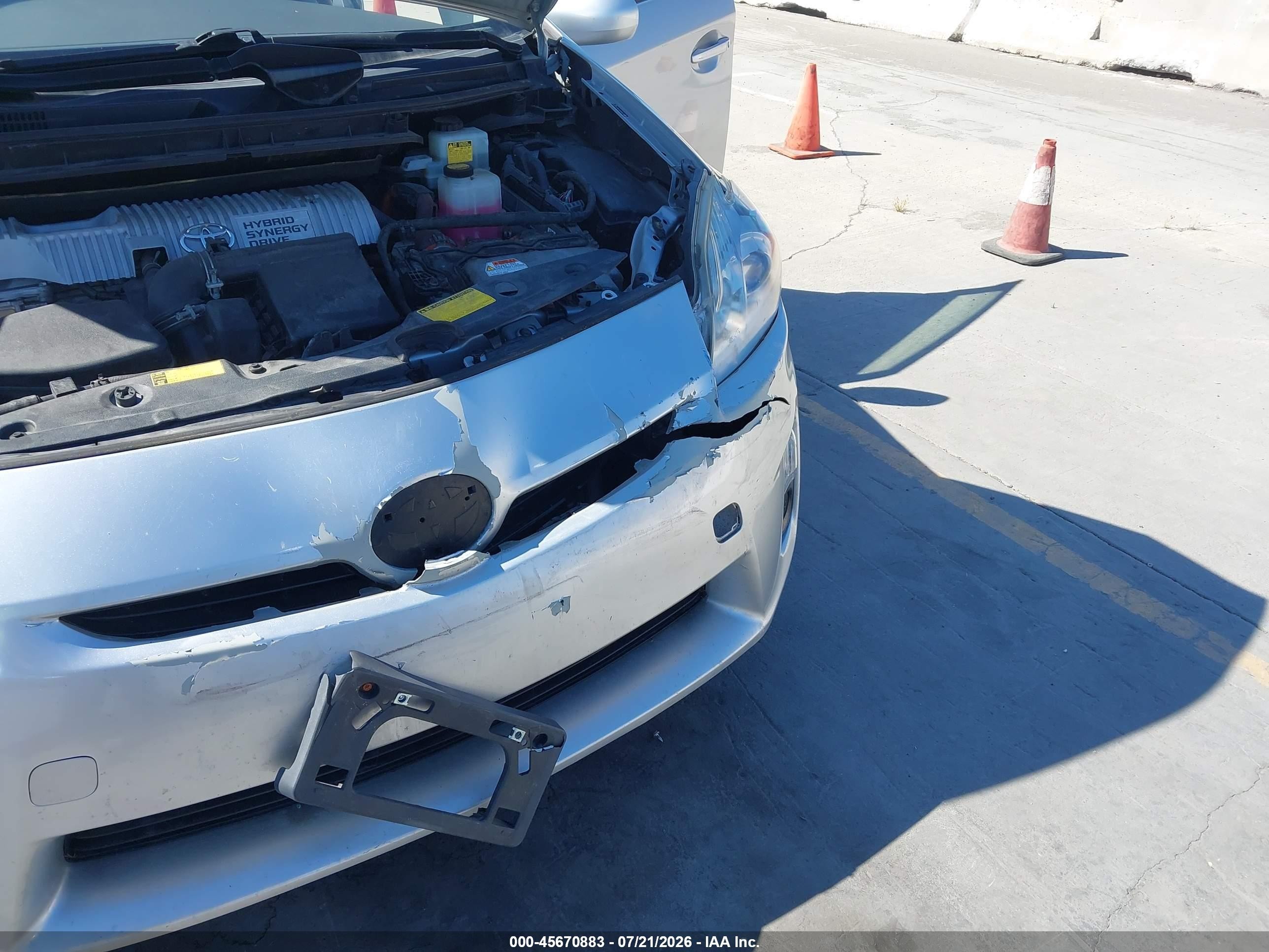 2010 Toyota Prius Ii Silver vin: JTDKN3DU9A0103024