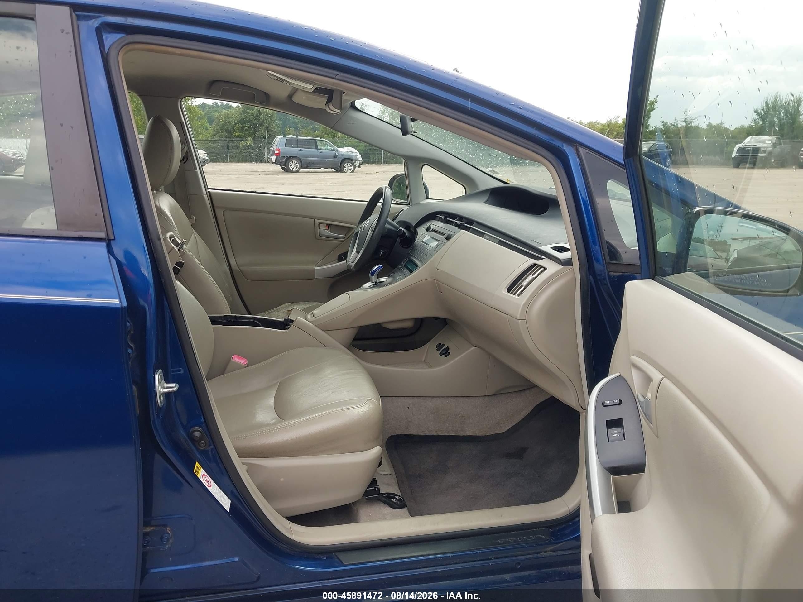 2010 Toyota Prius Ii Blue vin: JTDKN3DU9A0103041