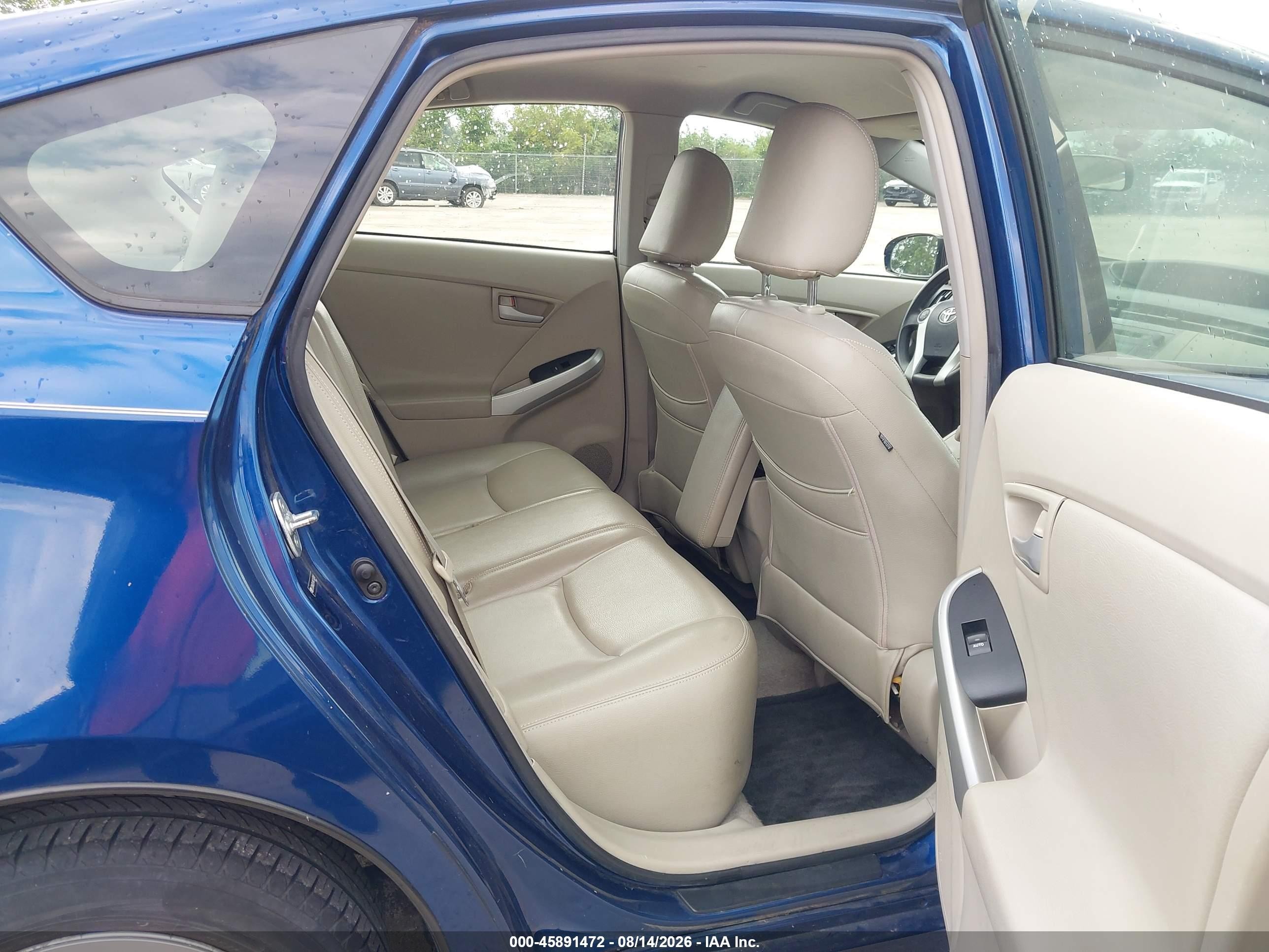 2010 Toyota Prius Ii Blue vin: JTDKN3DU9A0103041