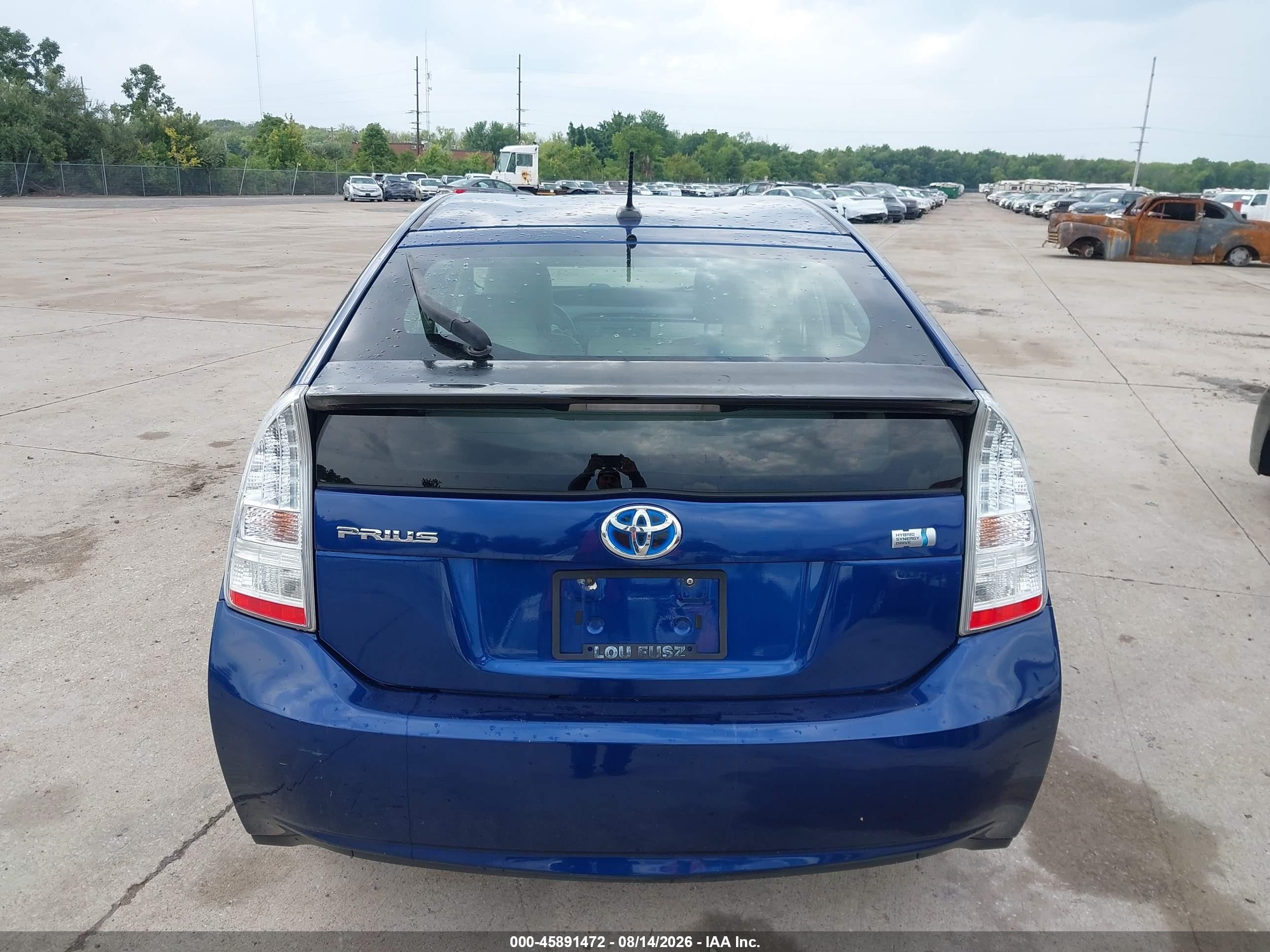 2010 Toyota Prius Ii Blue vin: JTDKN3DU9A0103041