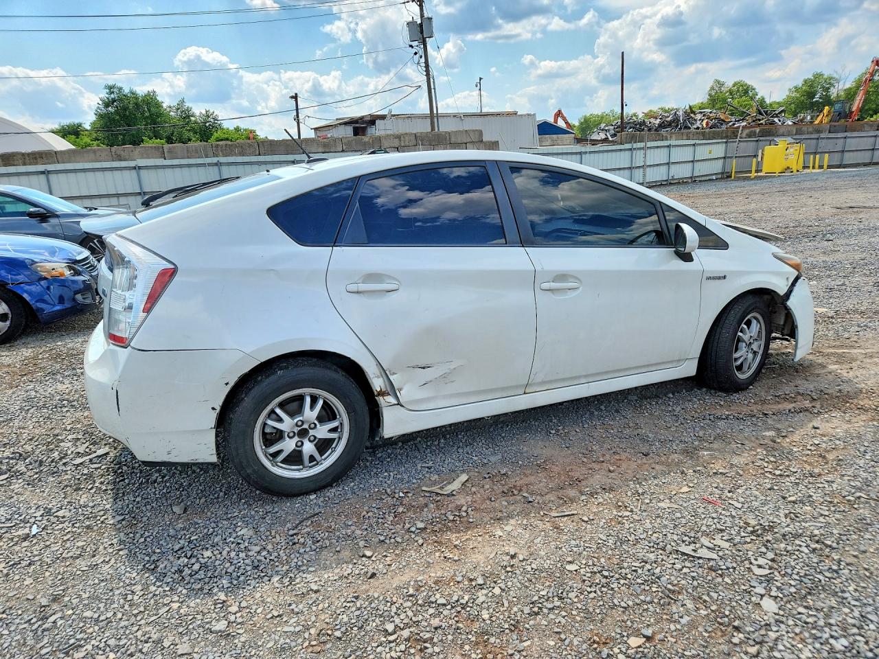 2010 Toyota Prius Ii White vin: JTDKN3DU9A0103993
