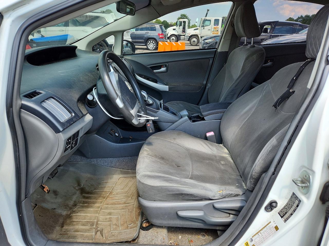 2010 Toyota Prius Ii White vin: JTDKN3DU9A0103993