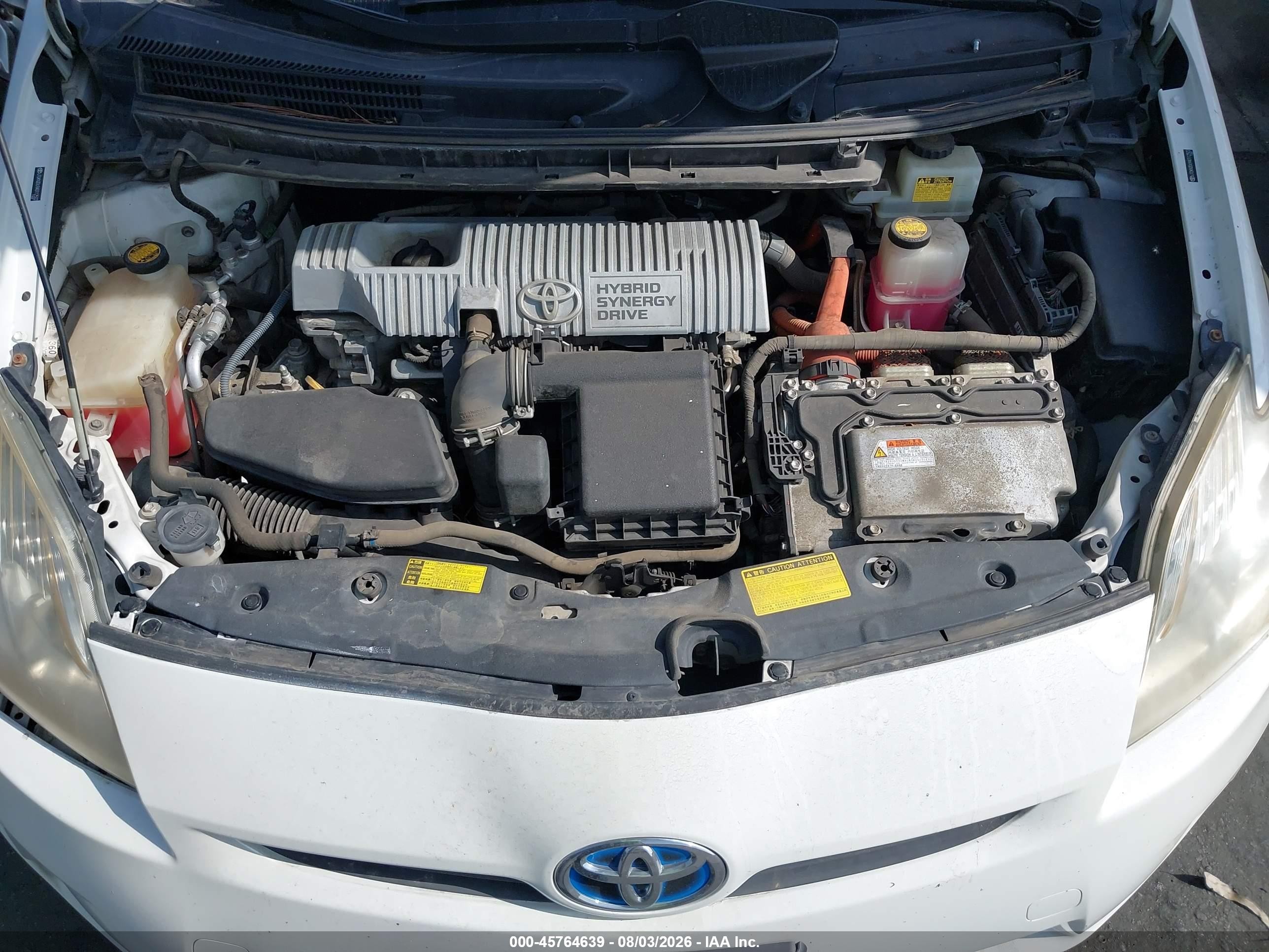 2010 Toyota Prius Ii White vin: JTDKN3DU9A0112502
