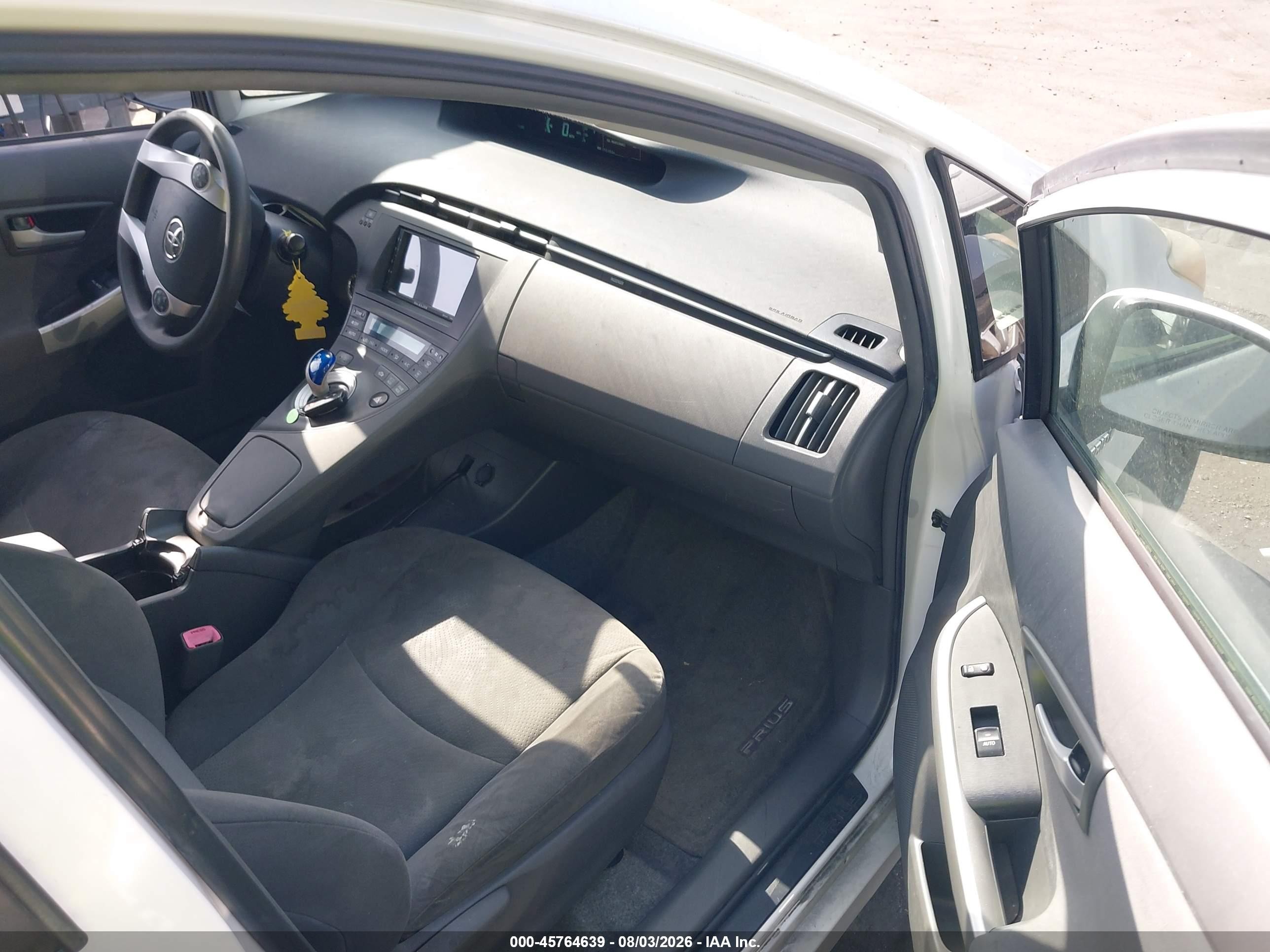 2010 Toyota Prius Ii White vin: JTDKN3DU9A0112502