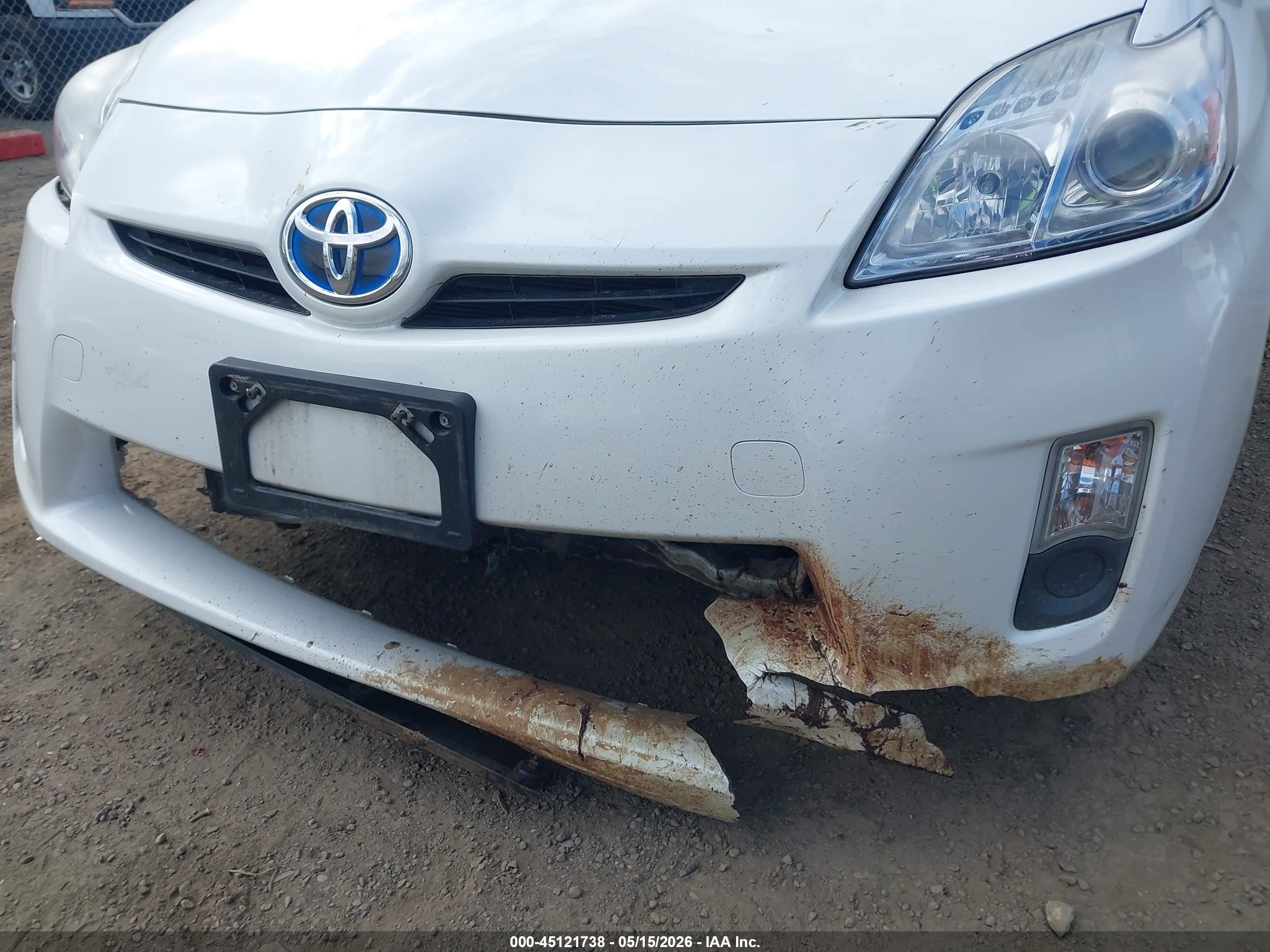 2010 Toyota Prius Iv Белый vin: JTDKN3DU9A0133897