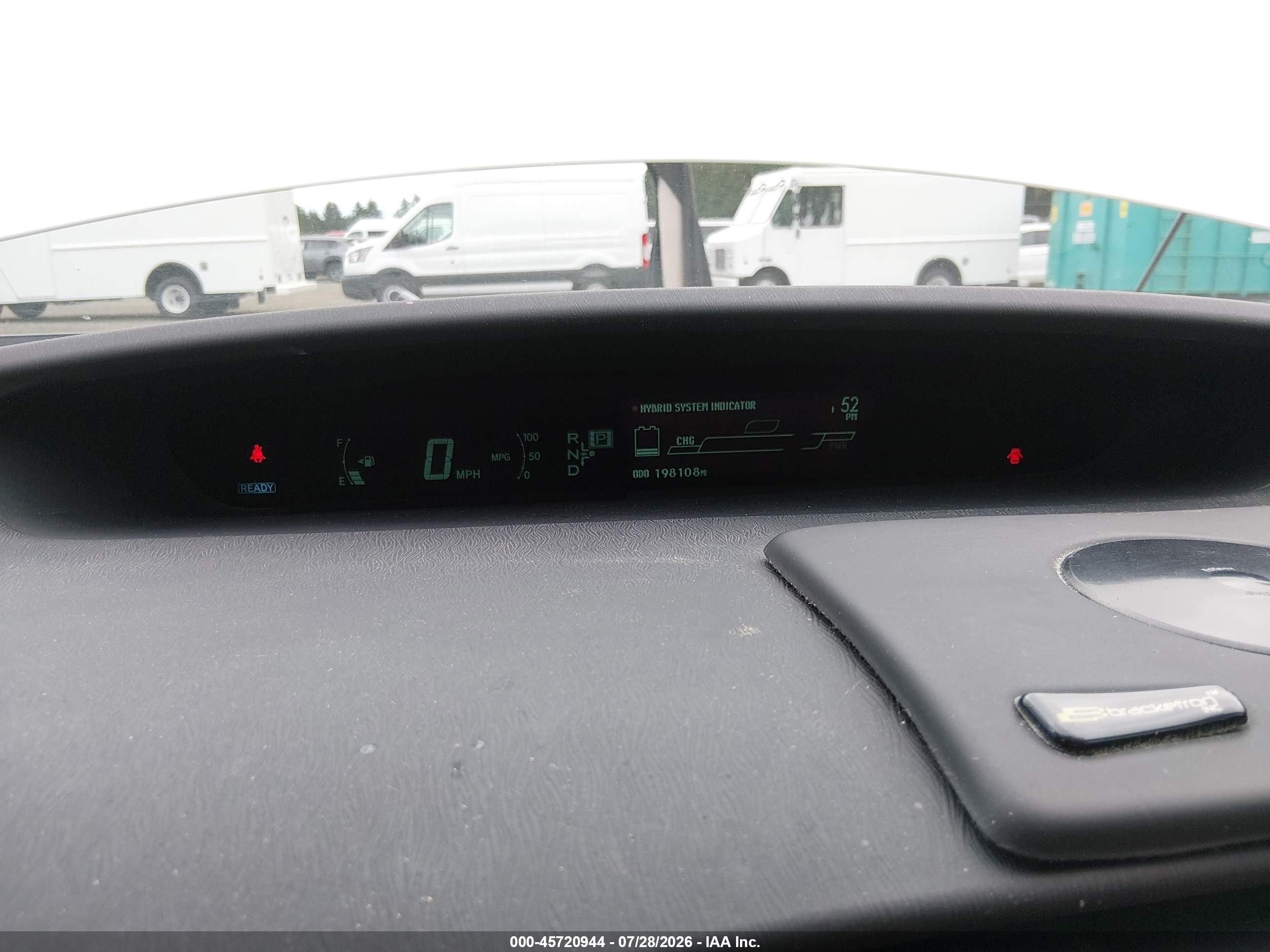 2010 Toyota Prius Ii Белый vin: JTDKN3DU9A0169332