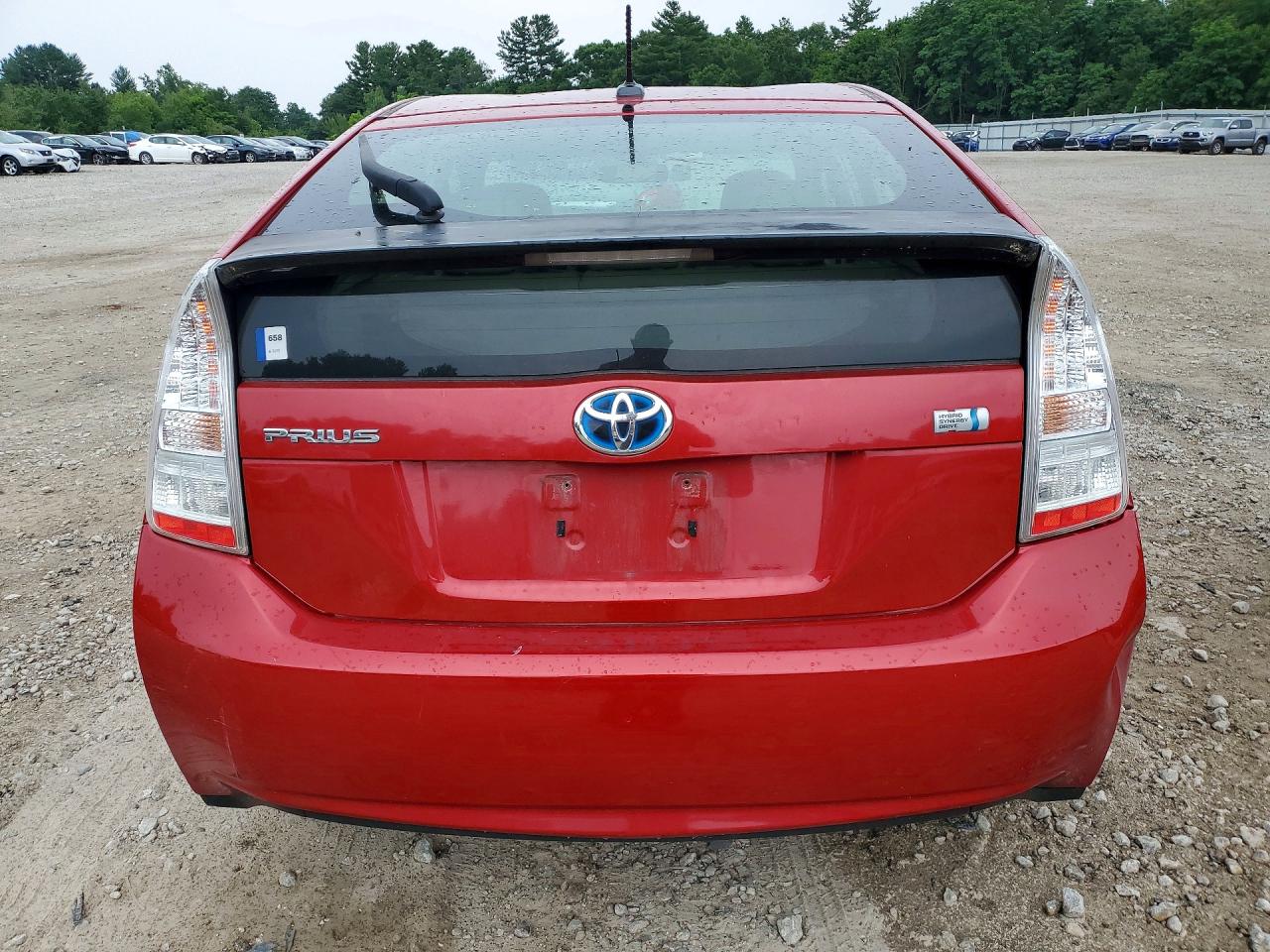 2010 Toyota Prius Ii Red vin: JTDKN3DU9A0204161