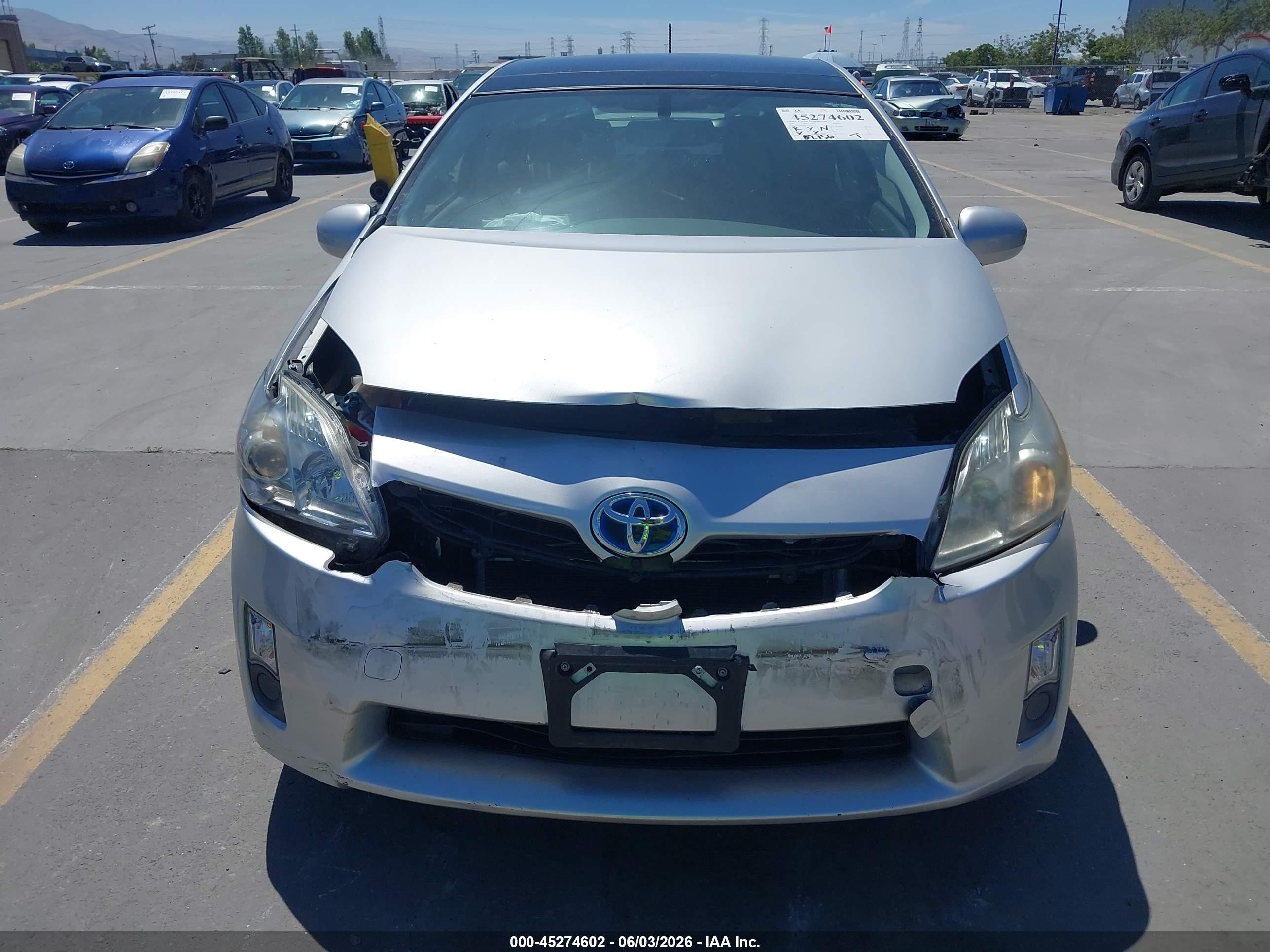 2010 Toyota Prius Iv Серый vin: JTDKN3DU9A0217136