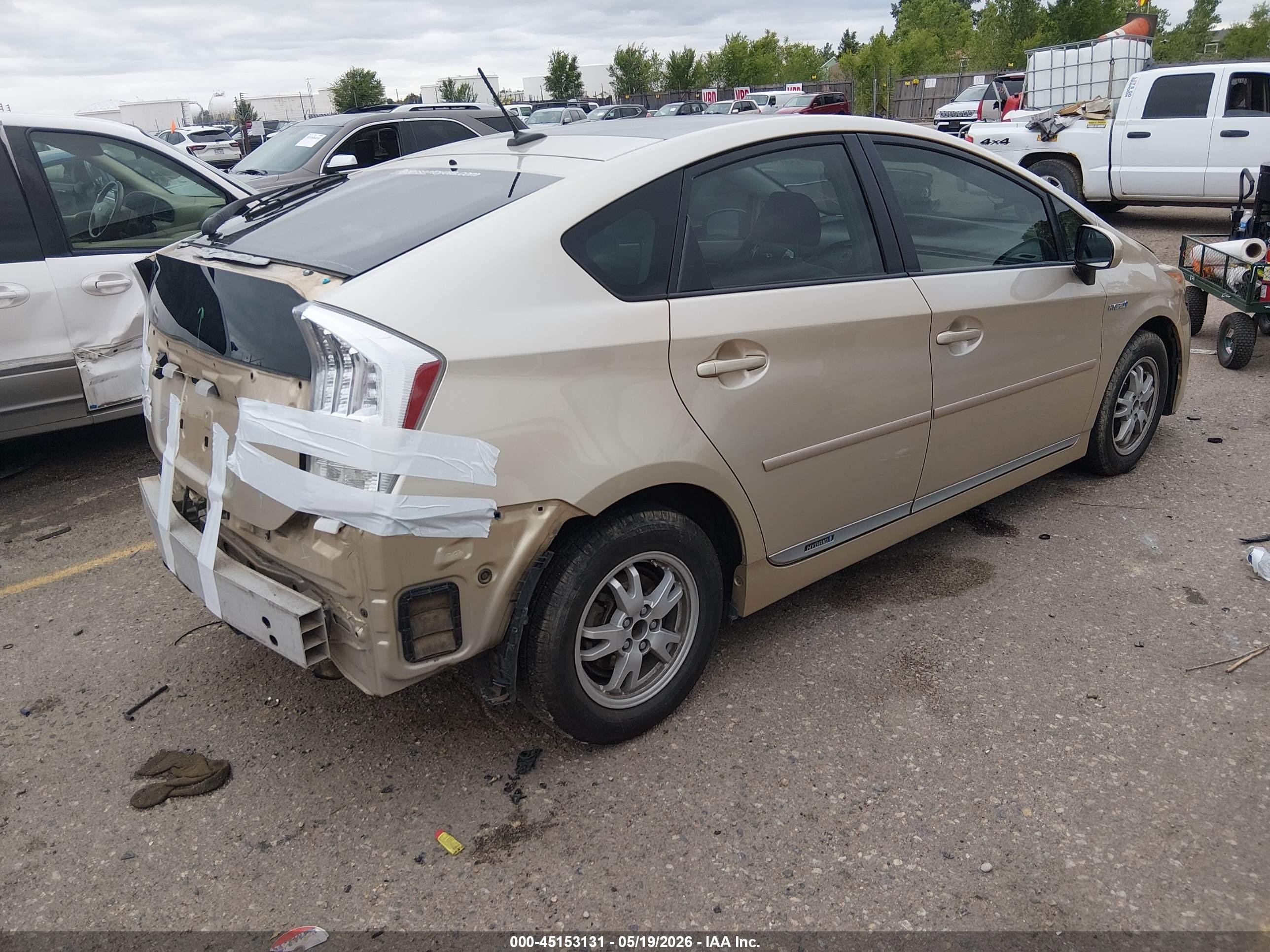 2010 Toyota Prius Iv Champagne vin: JTDKN3DU9A0222403