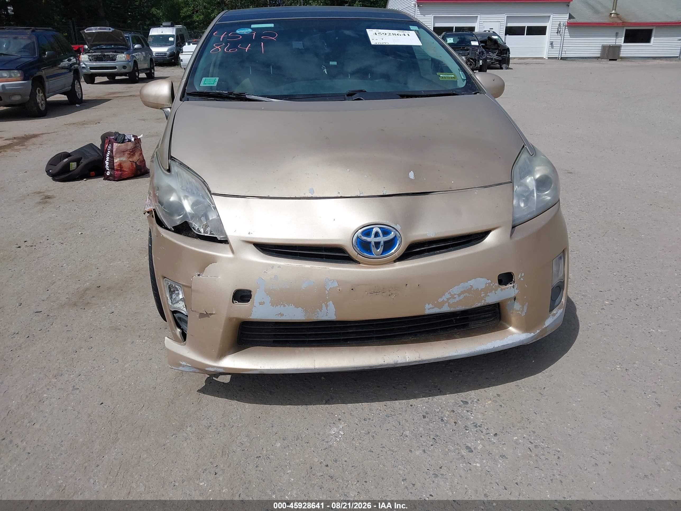 2010 Toyota Prius Iv Gold vin: JTDKN3DU9A0230470