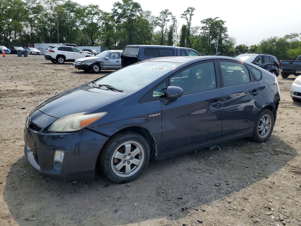 2010 Toyota Prius Ii Gray vin: JTDKN3DU9A0241484