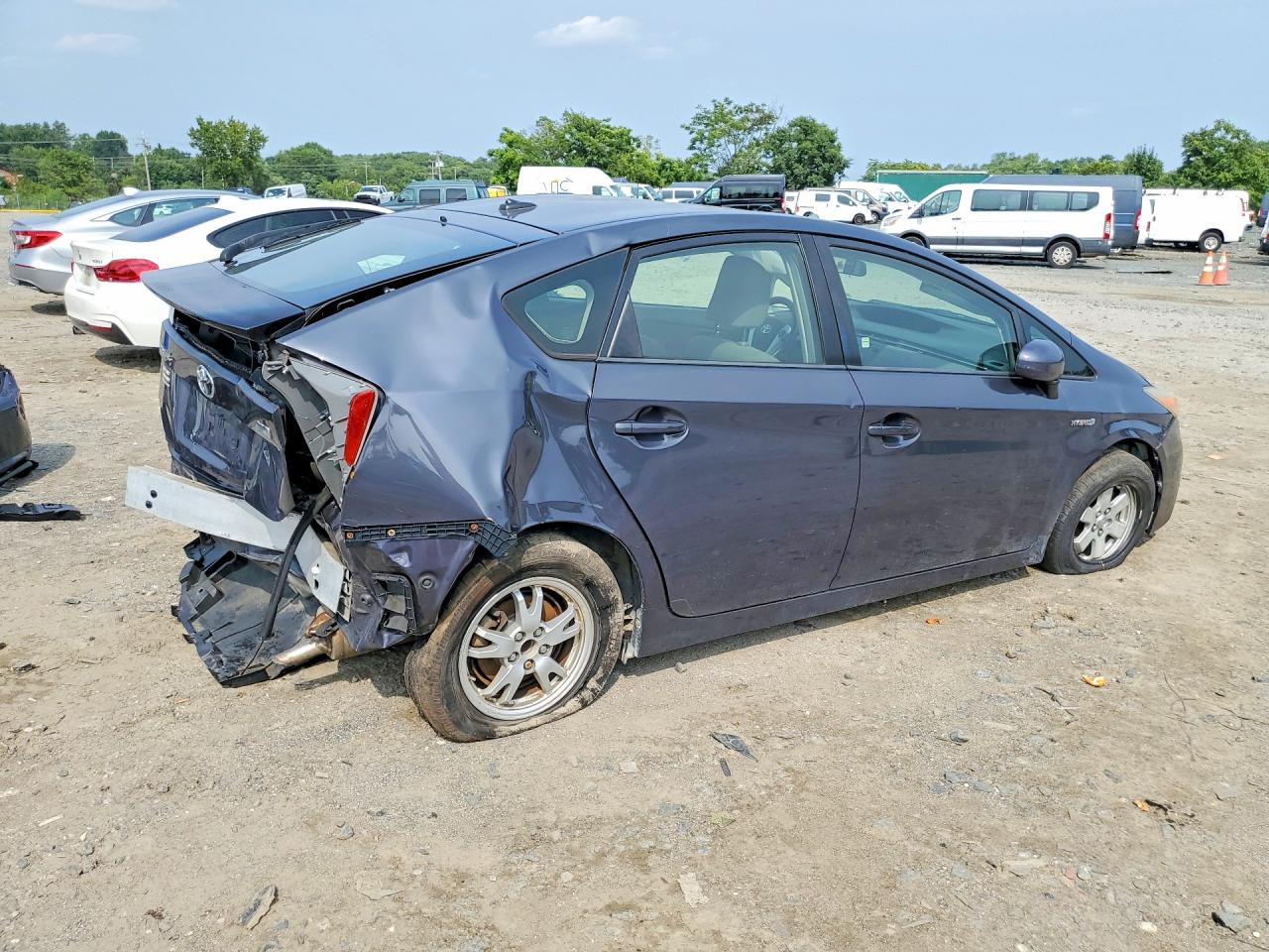 2010 Toyota Prius Ii Gray vin: JTDKN3DU9A0241484