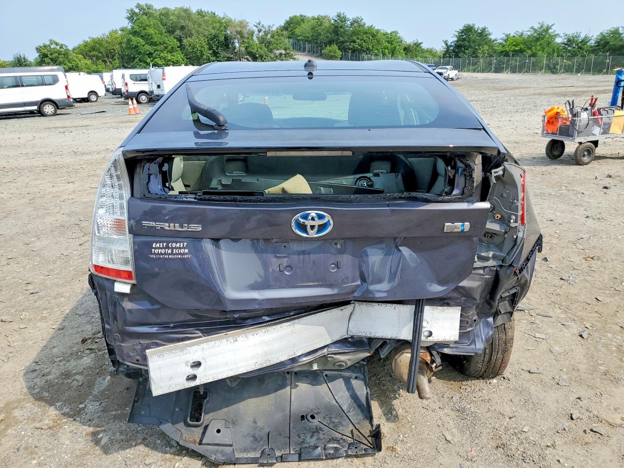 2010 Toyota Prius Ii Gray vin: JTDKN3DU9A0241484