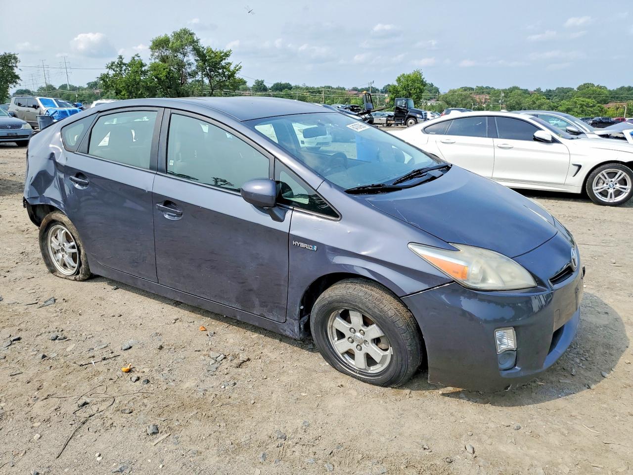 2010 Toyota Prius Ii Gray vin: JTDKN3DU9A0241484