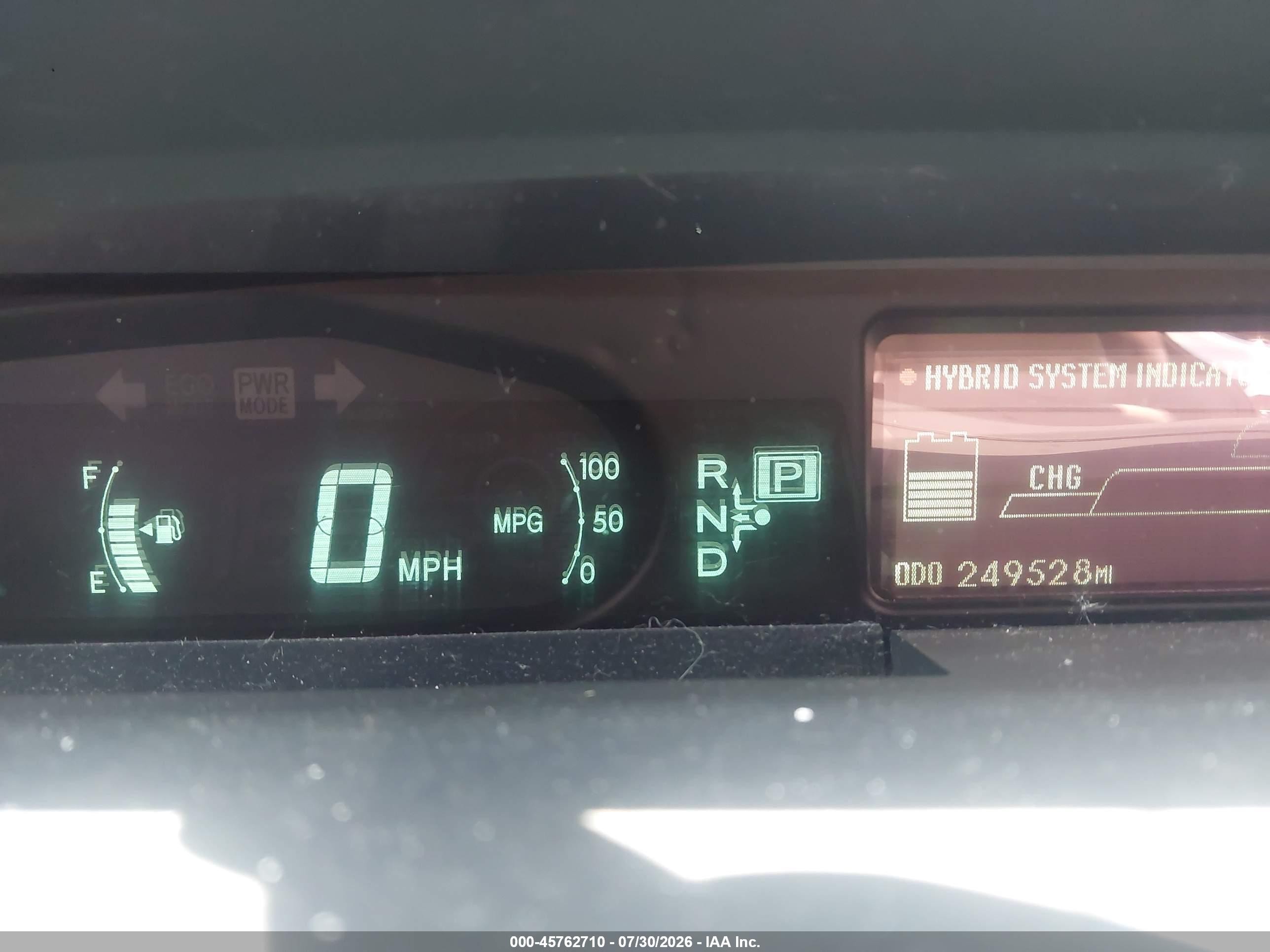 2010 Toyota Prius Ii Beige vin: JTDKN3DU9A1005329