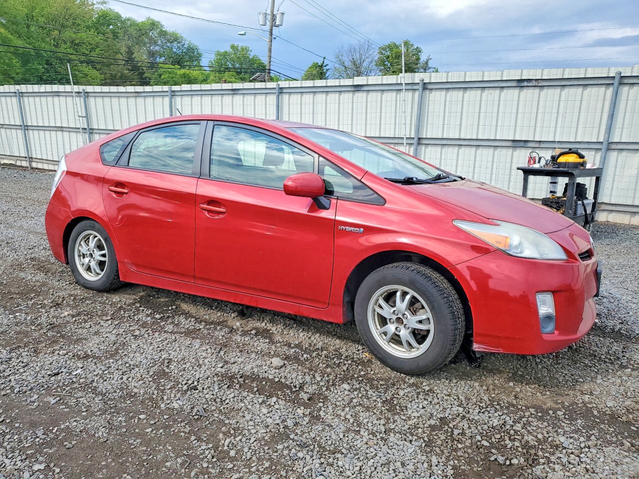 2010 Toyota Prius Ii Red vin: JTDKN3DU9A1255301