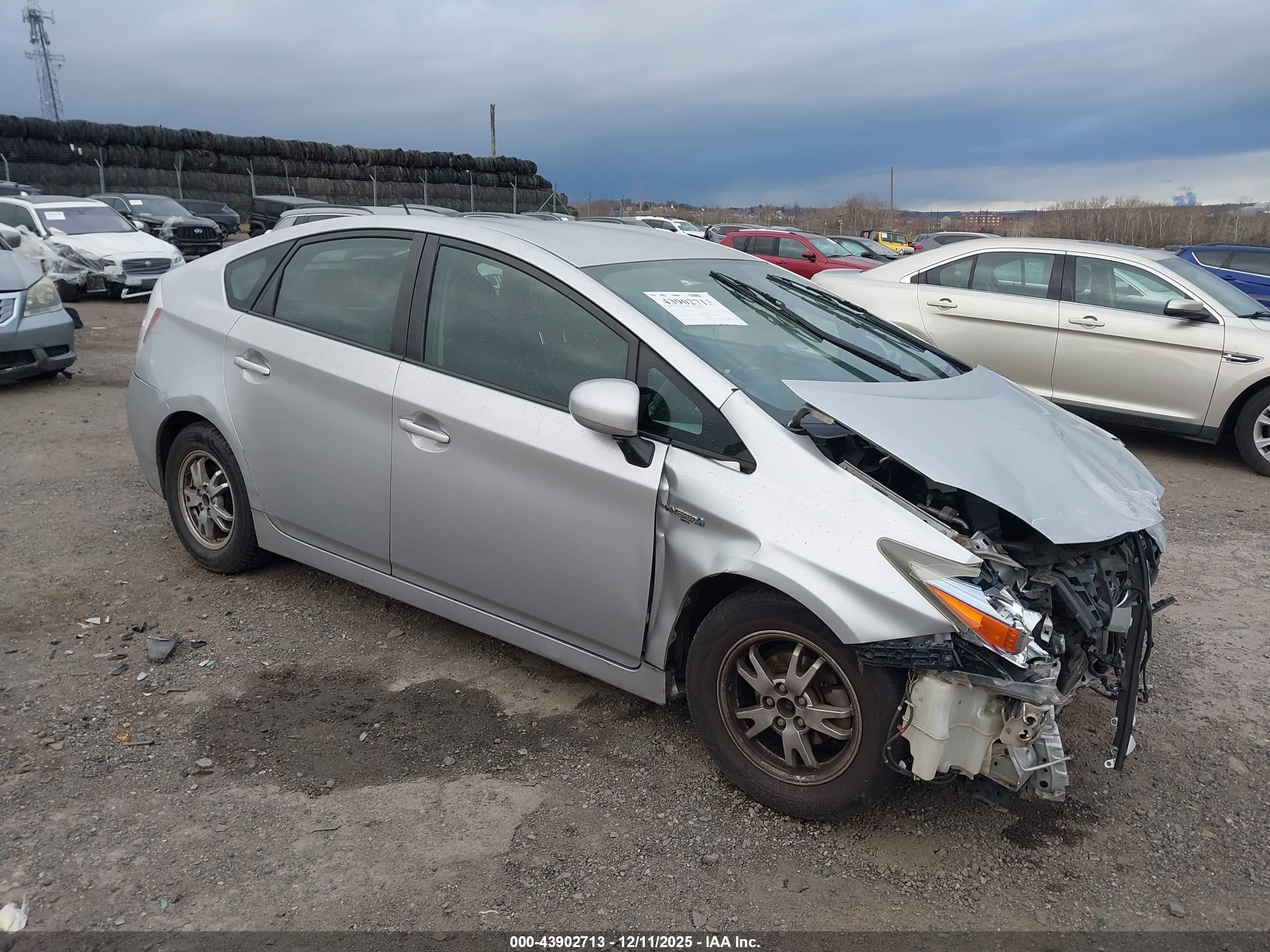 2010 Toyota Prius Ii Silver vin: JTDKN3DU9A1275449