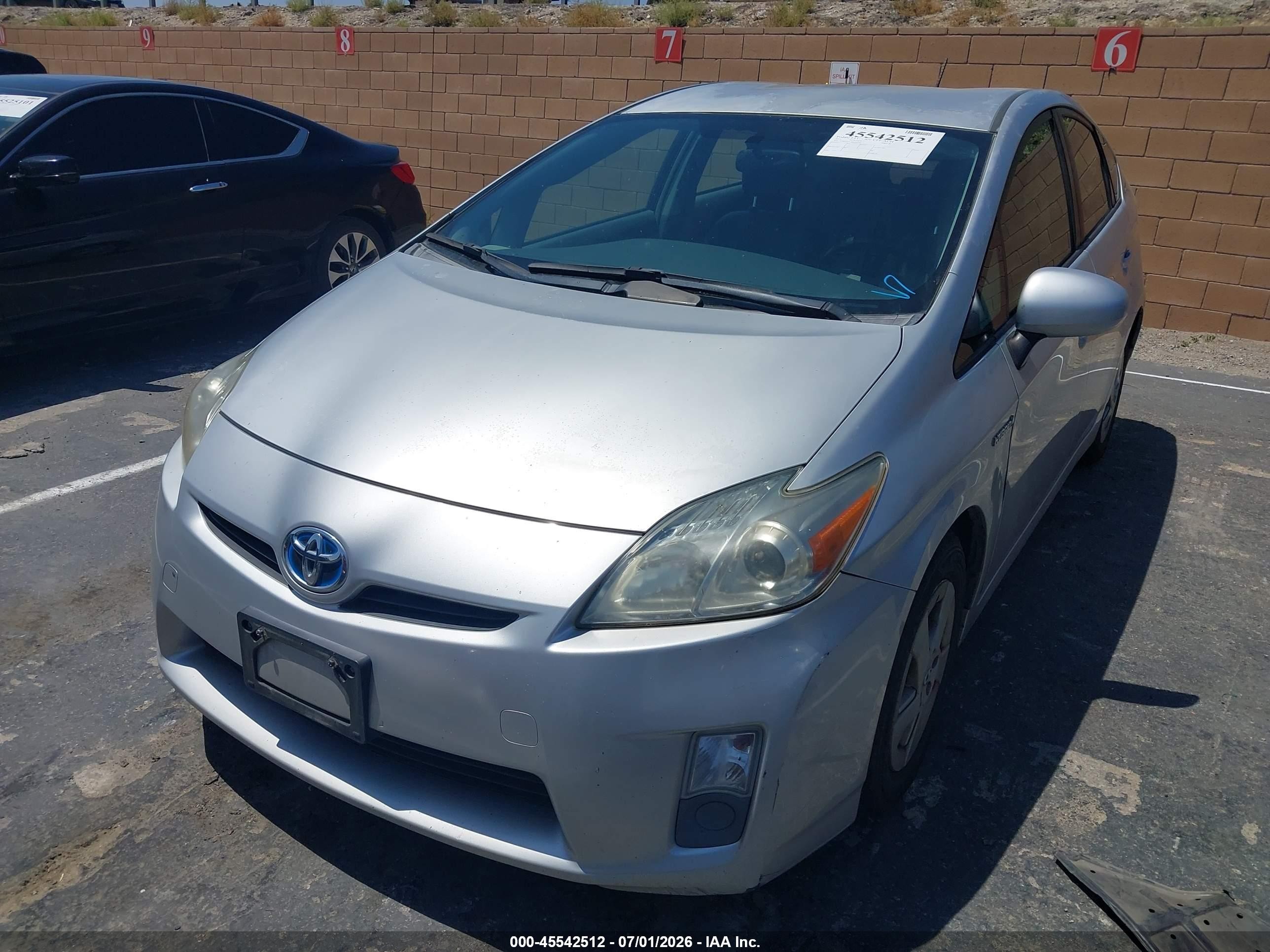2011 Toyota Prius Two Silver vin: JTDKN3DU9B0250106