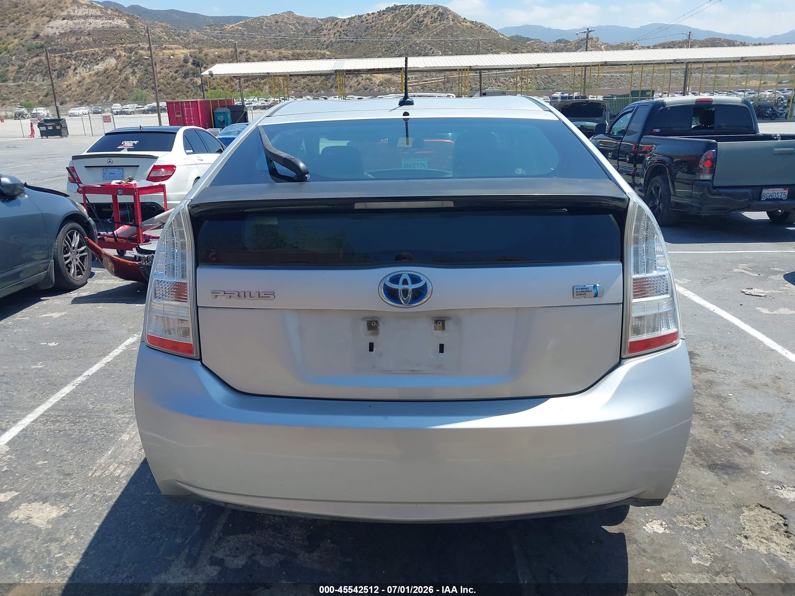 2011 Toyota Prius Two Silver vin: JTDKN3DU9B0250106