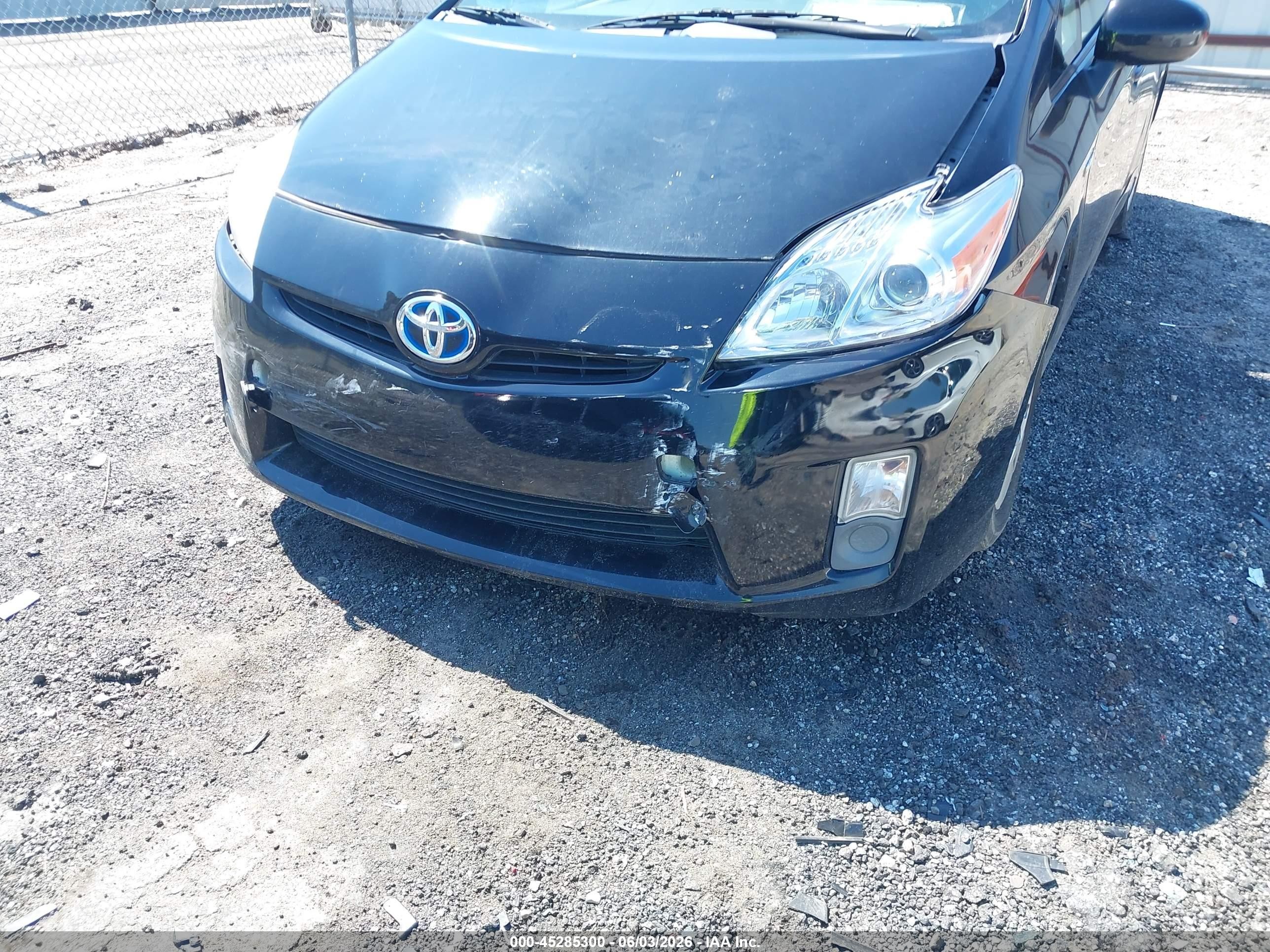 2011 Toyota Prius Four Black vin: JTDKN3DU9B0251109