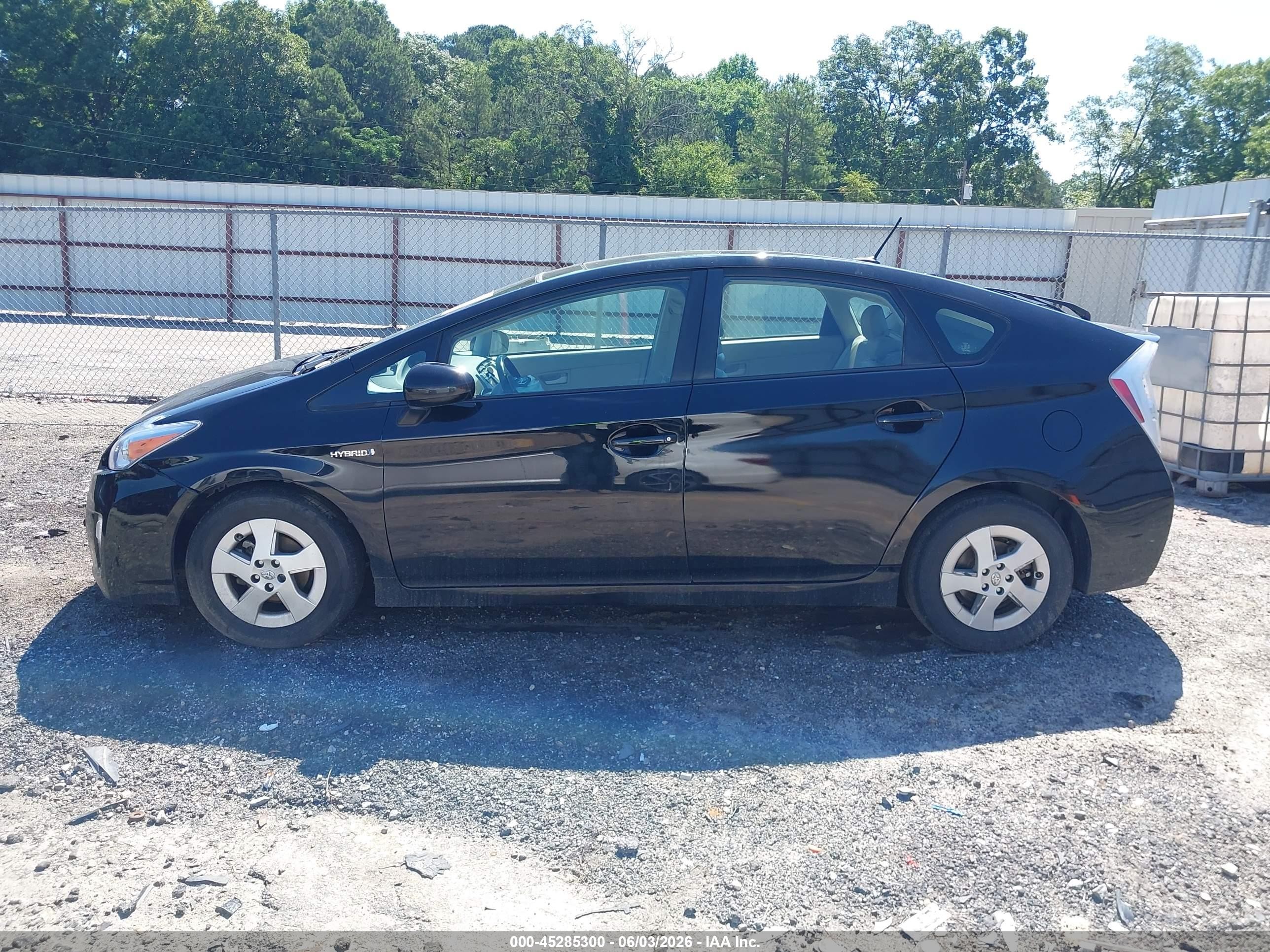 2011 Toyota Prius Four Black vin: JTDKN3DU9B0251109