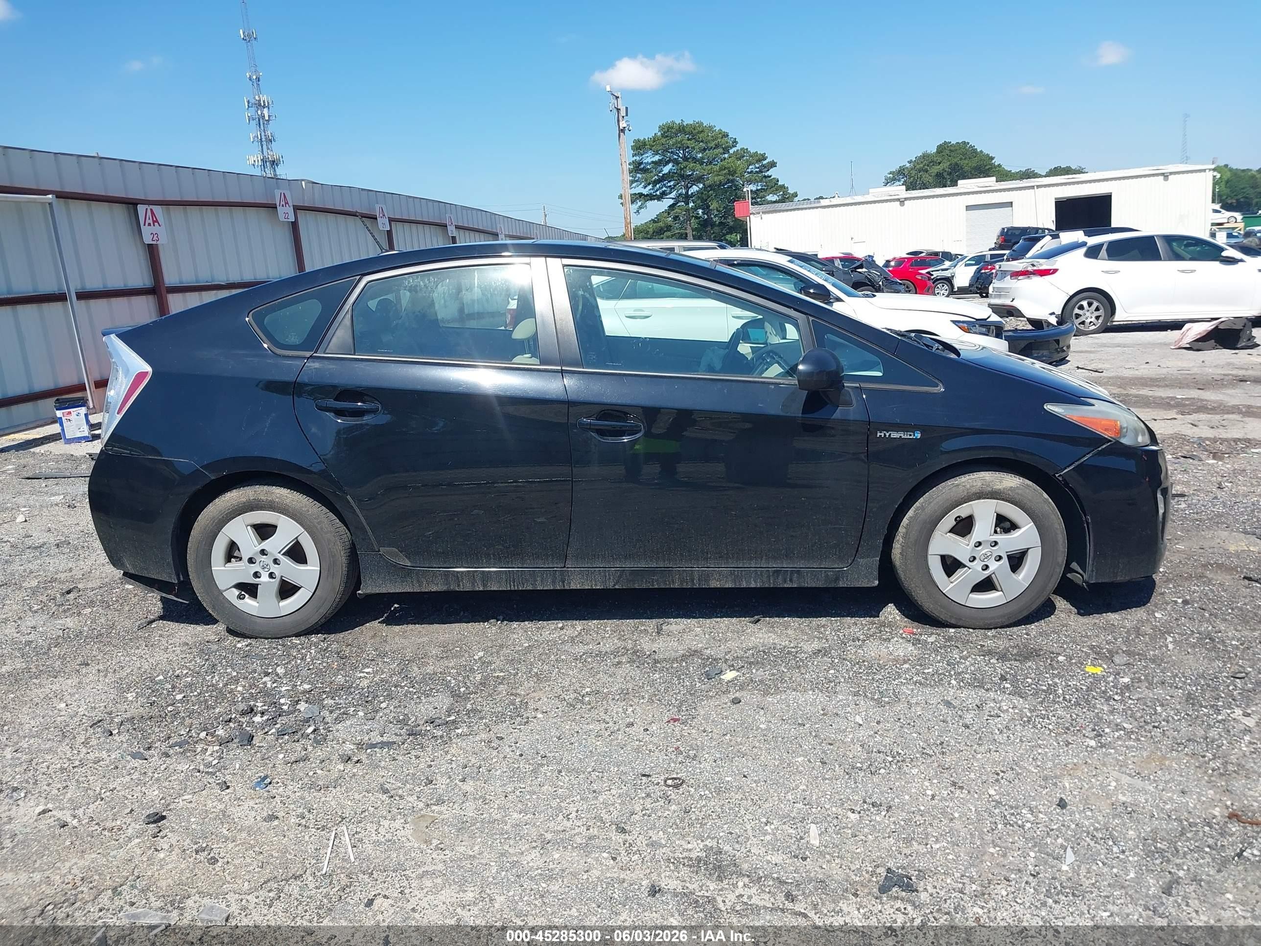 2011 Toyota Prius Four Black vin: JTDKN3DU9B0251109